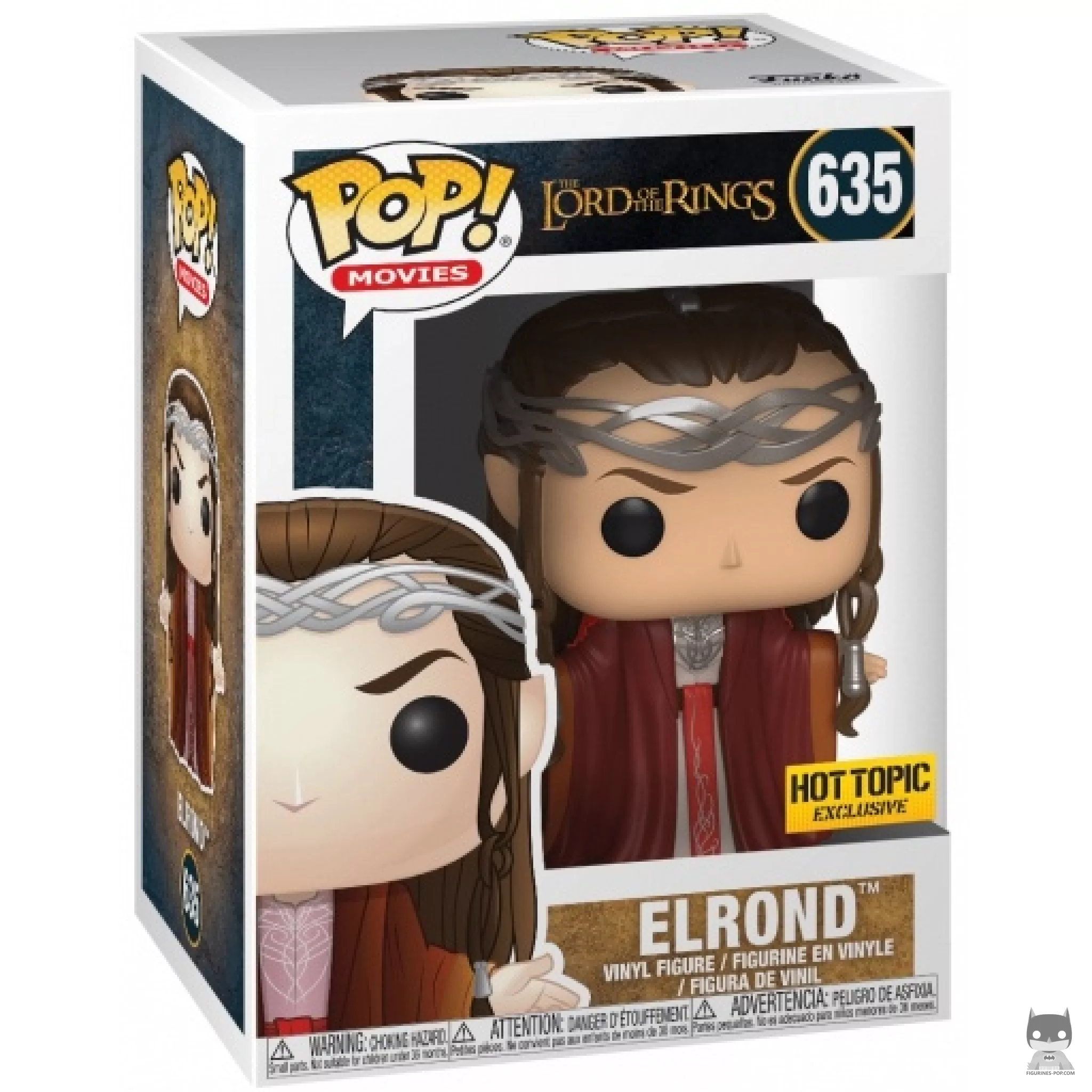 Figura Funko Pop! Elrond en su caja