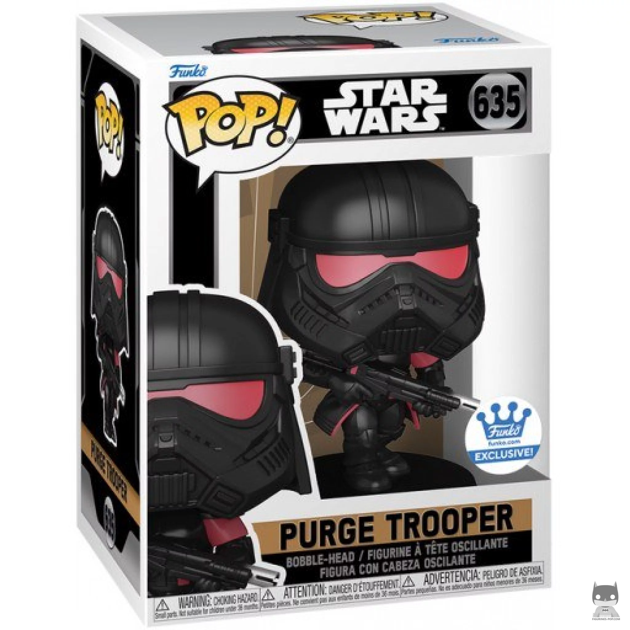 Figura Funko Pop! Purge Trooper en su caja
