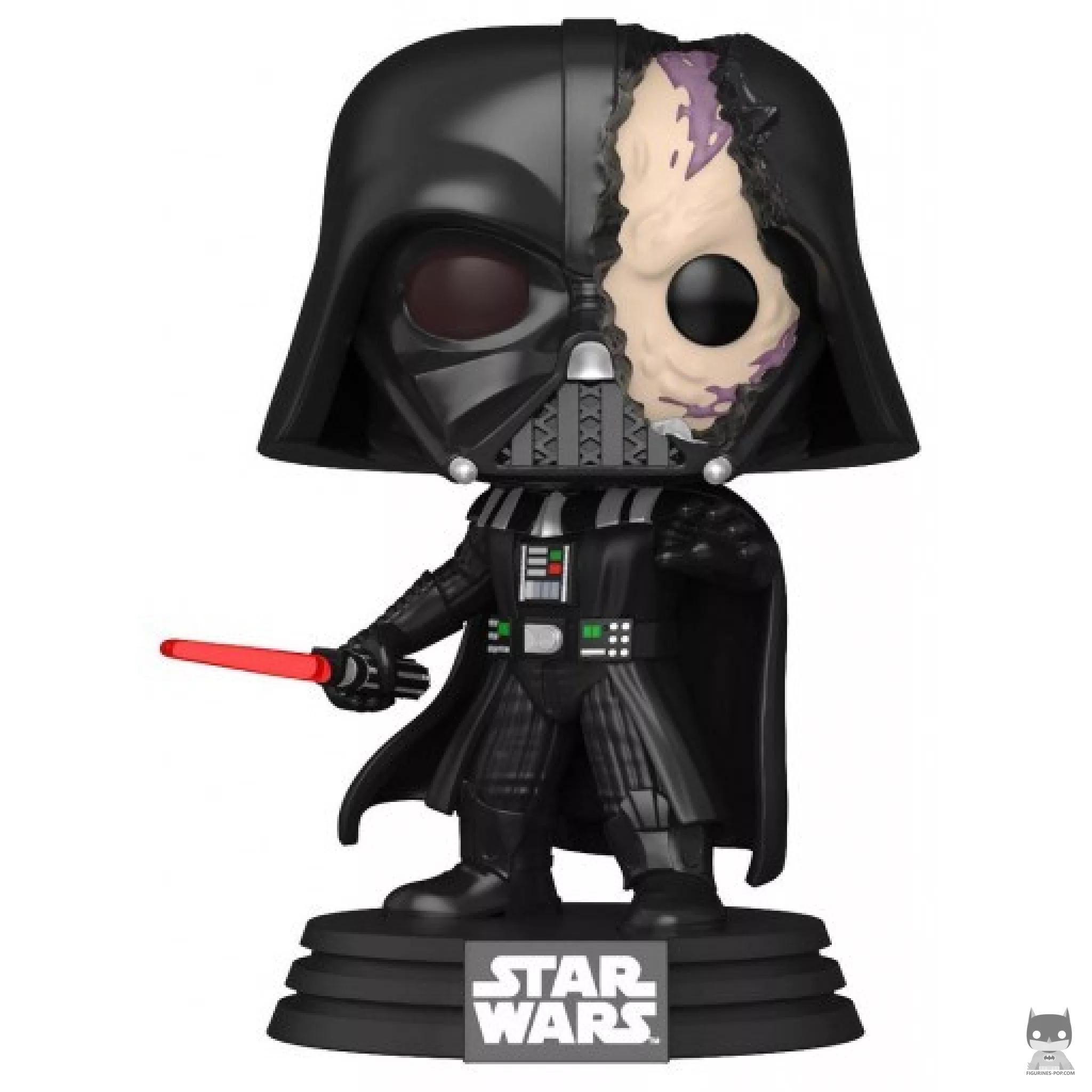 Figura Funko Pop! Darth Vader con el casco dañado (Star Wars: Obi-Wan Kenobi)