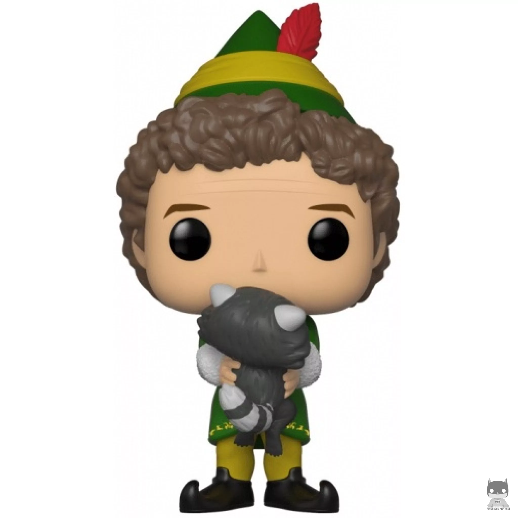 Figura Funko Pop! Buddy el Elfo con mapache (Elf)