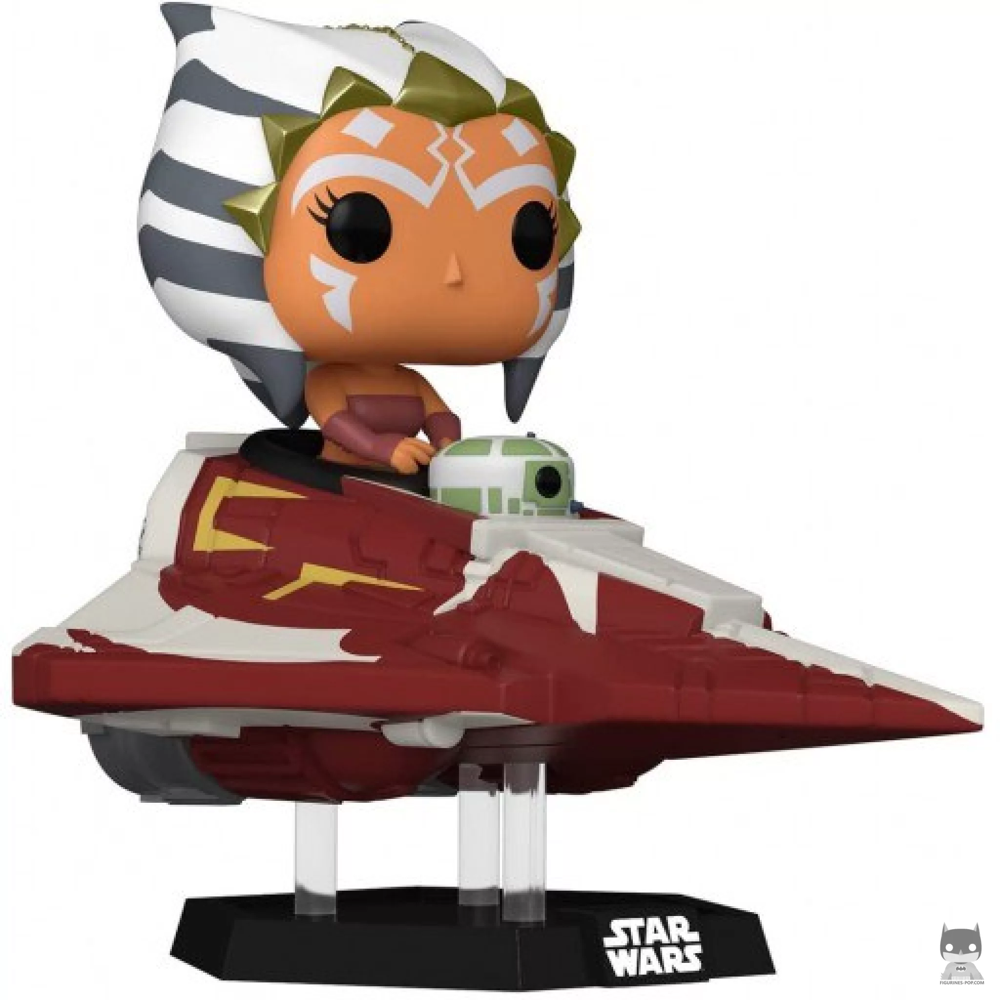 Figura Funko Pop! Hyperspace Heroes: Ahsoka Tano en caza estelar Jedi Delta-7 (Star Wars: The Clone Wars)