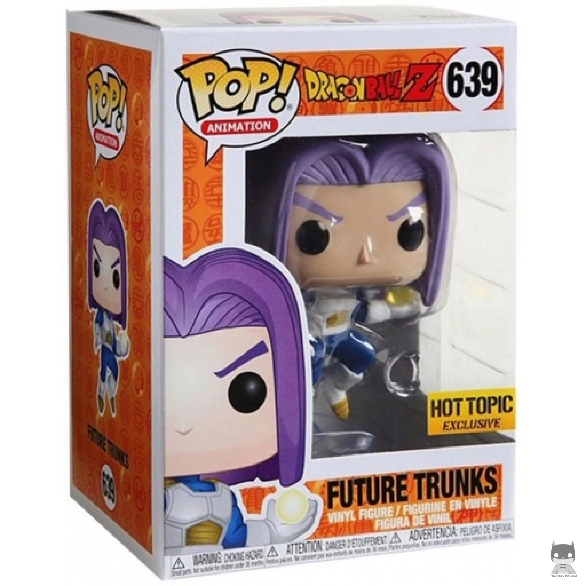 Figura Funko Pop! Trunks del Futuro en su caja
