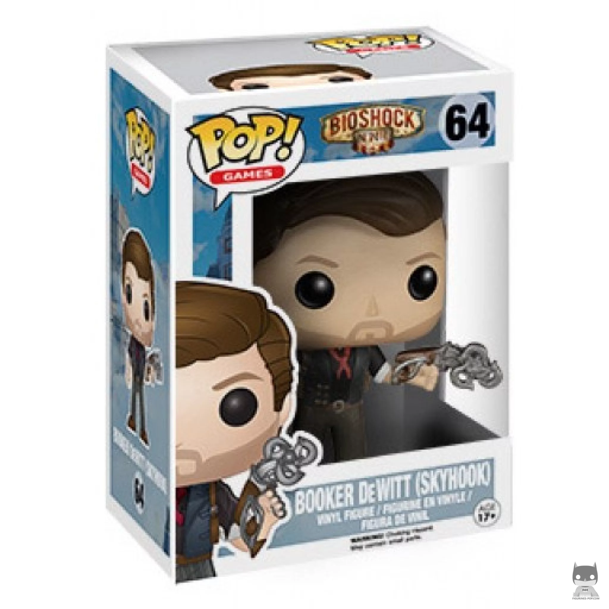 Figura Funko Pop! Booker DeWitt (Skyhook) en su caja