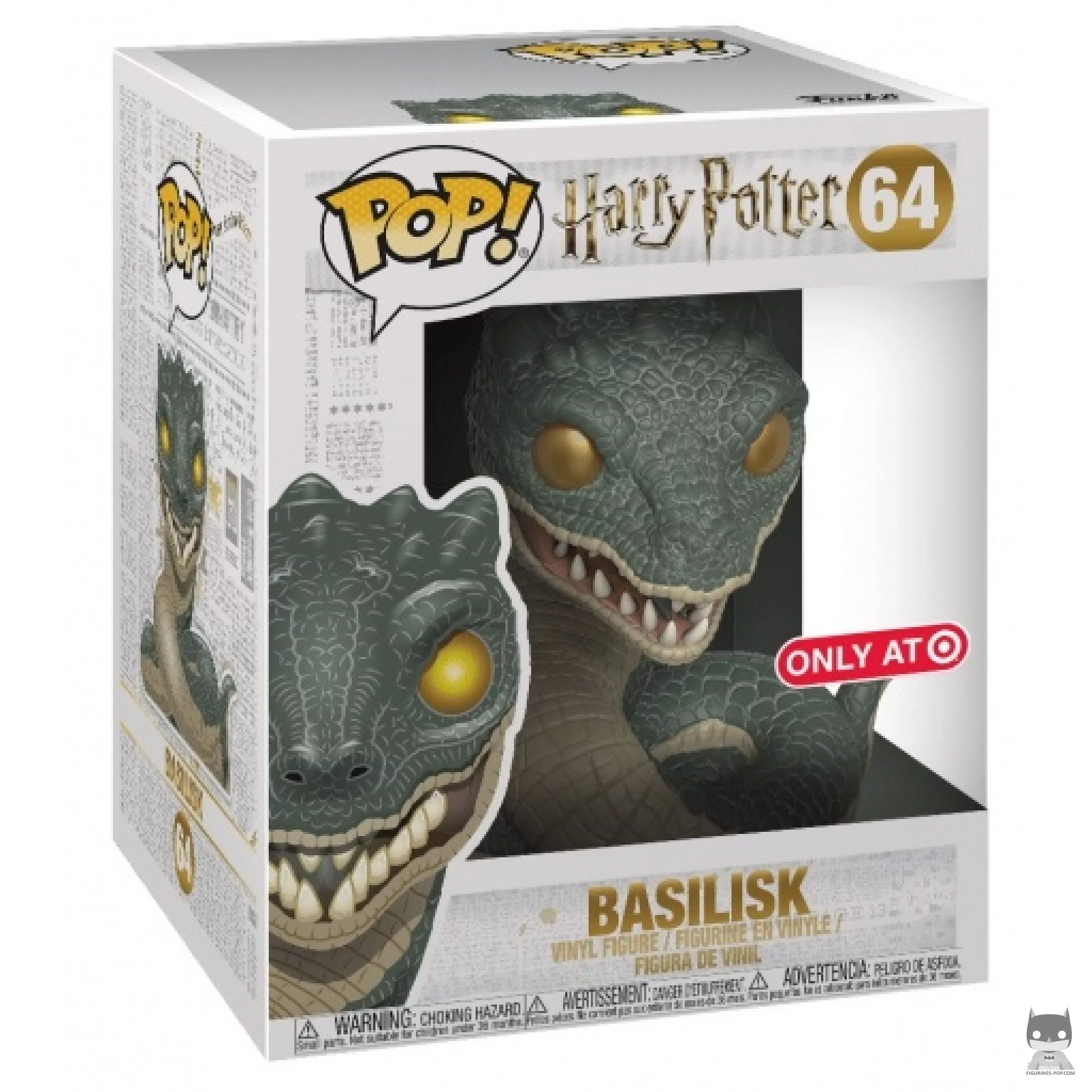 Figura Funko Pop! Basilisco (Supersized 6'') en su caja
