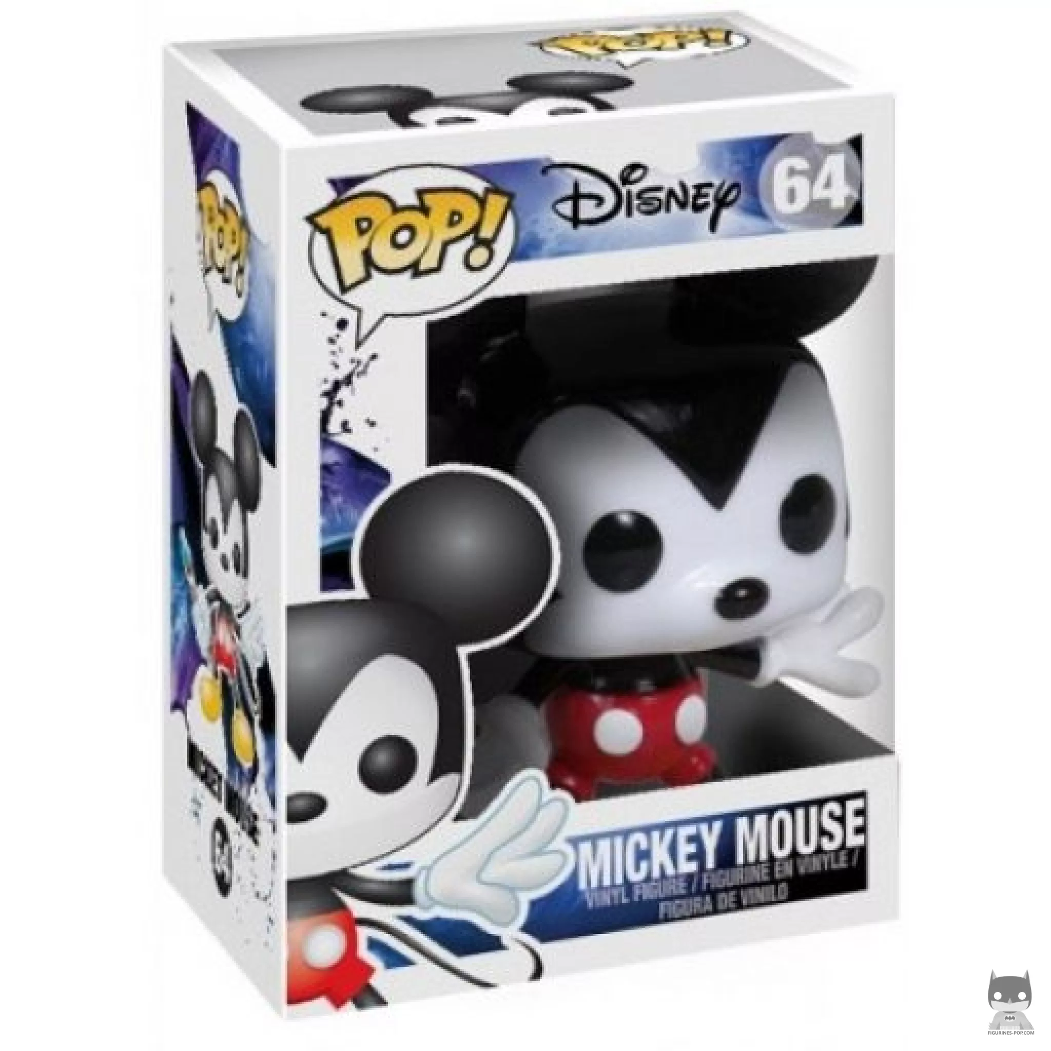 Figura Funko Pop! Mickey Mouse con pincel en su caja