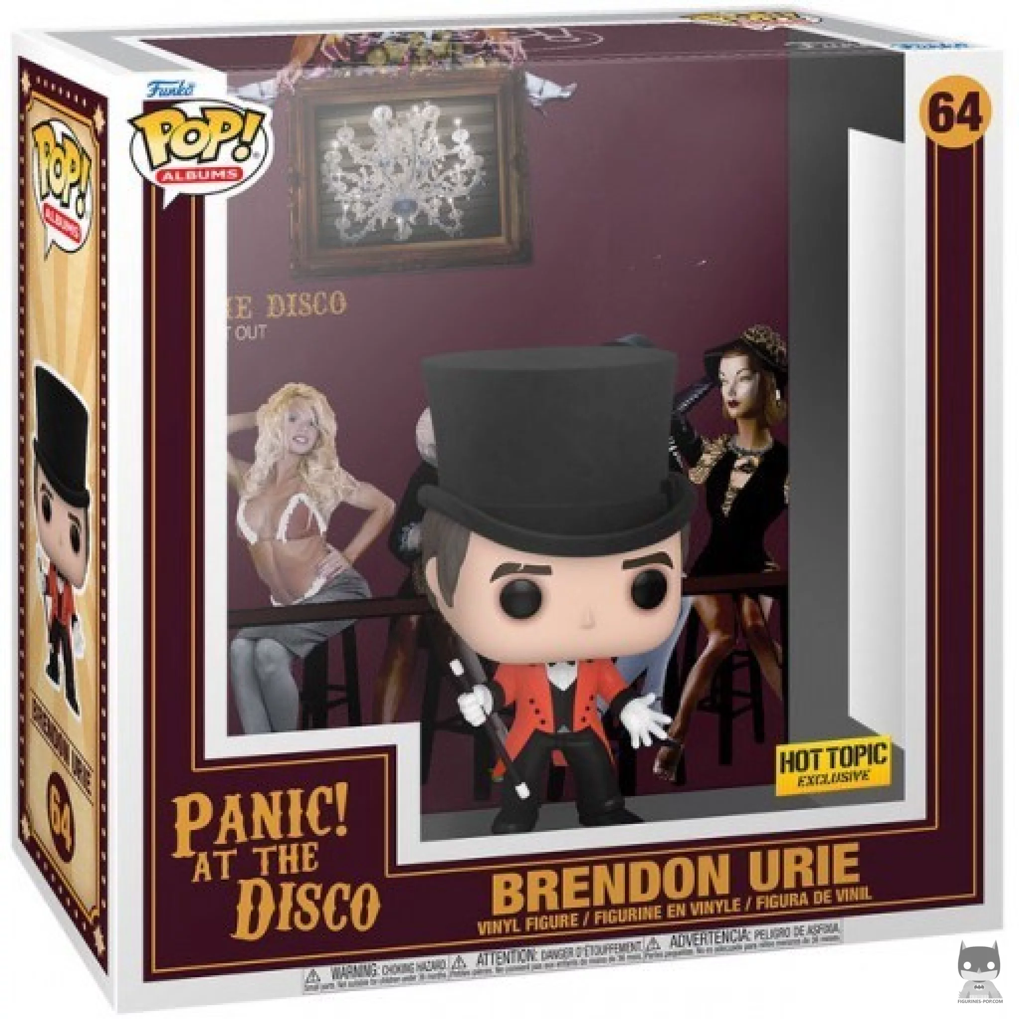 Figura Funko Pop! Brendon Urie en su caja