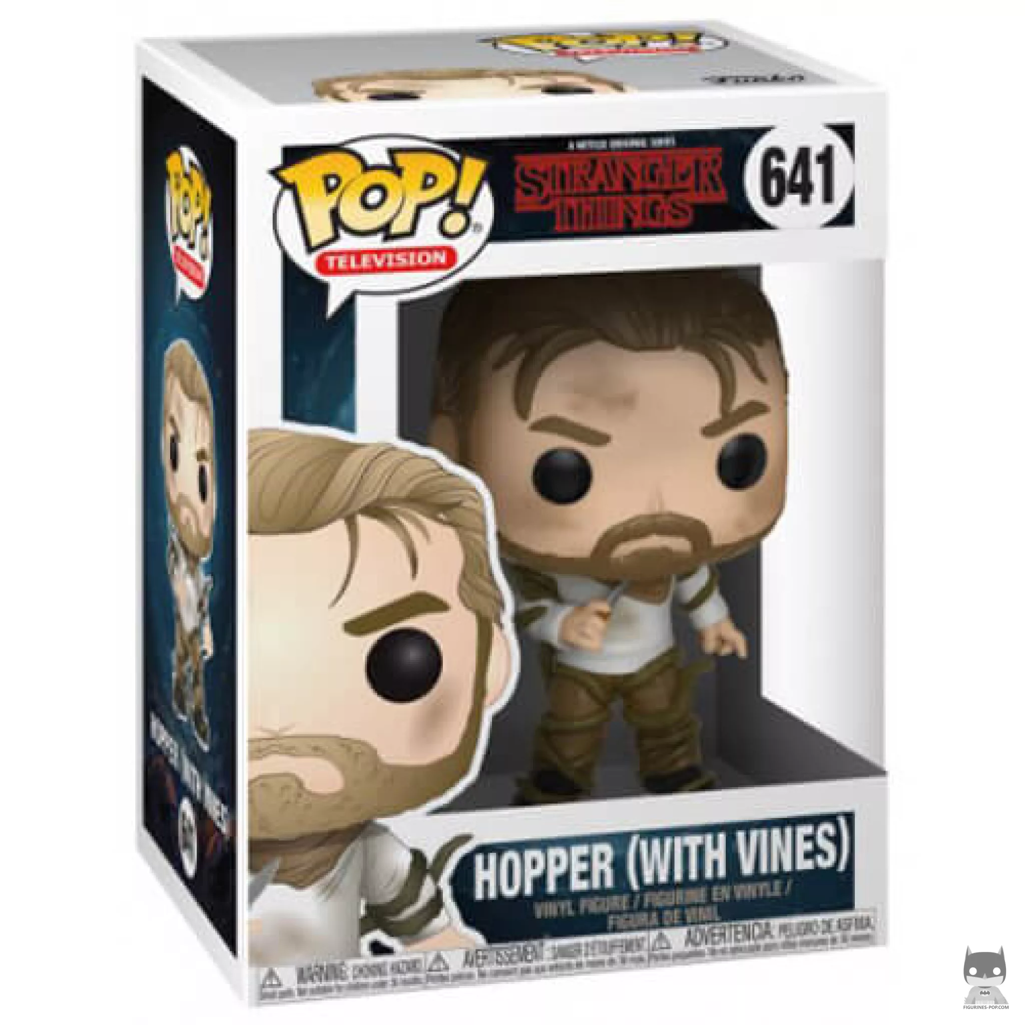 Figura Funko Pop! Hopper con enredaderas en su caja