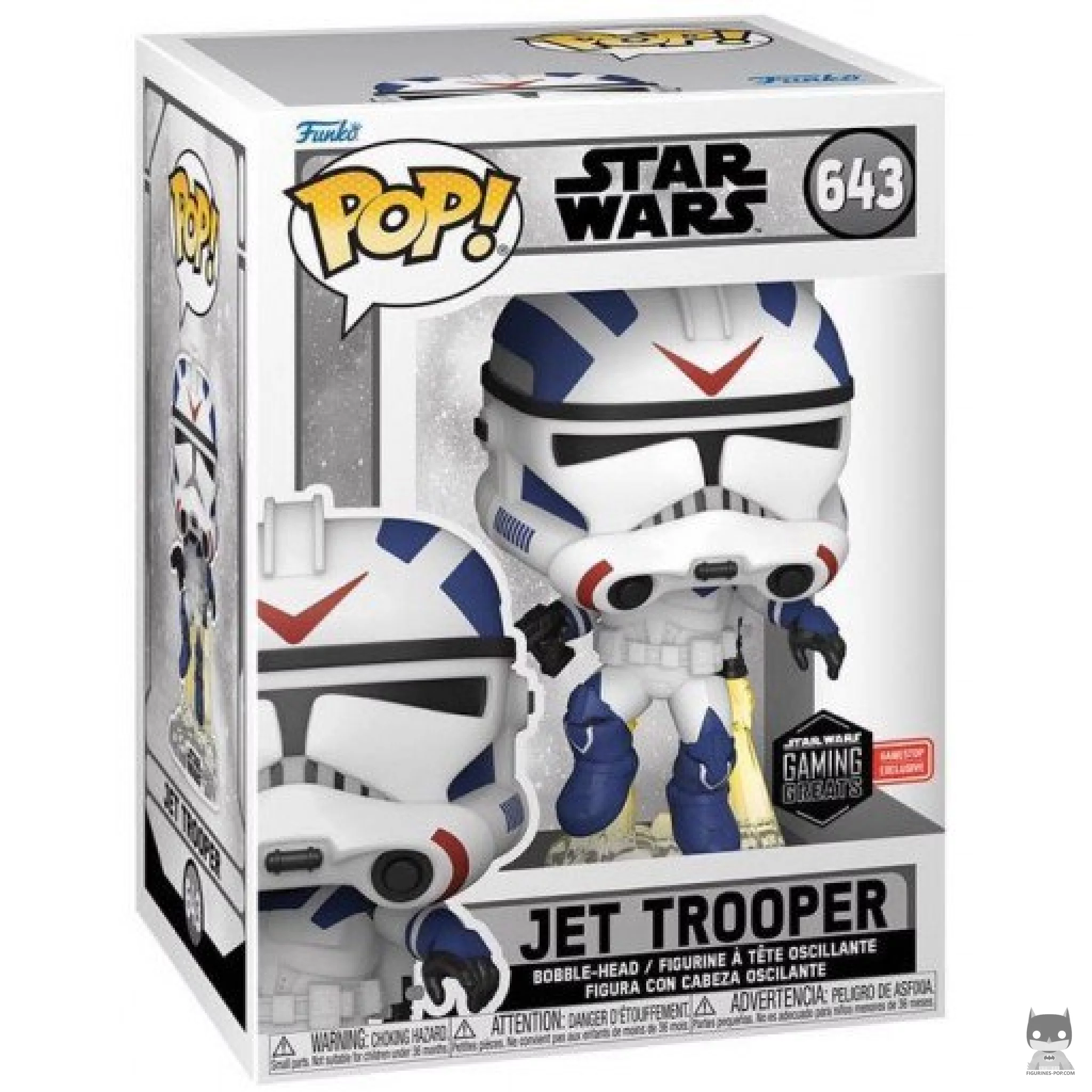 Figura Funko Pop! Jet Trooper en su caja