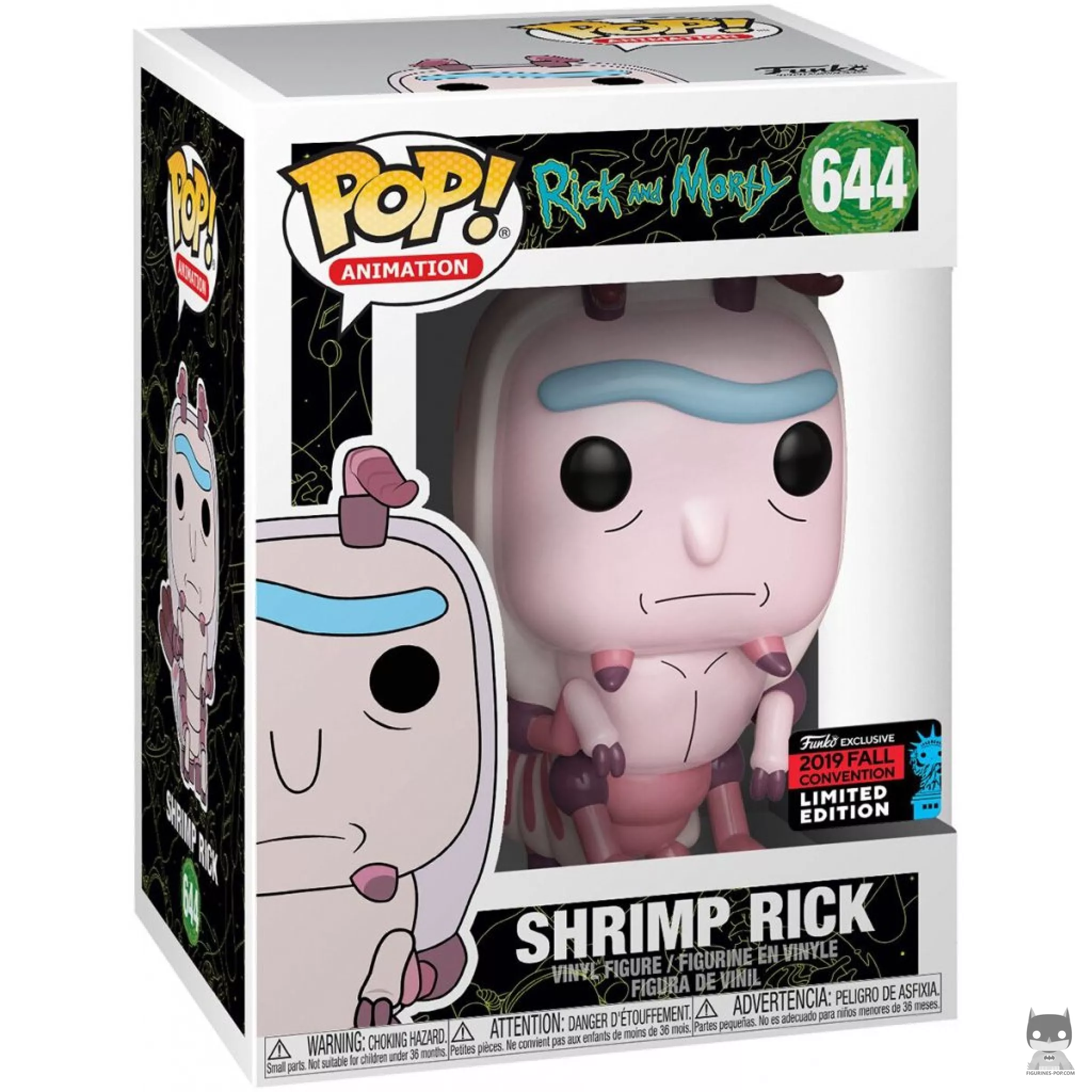 Figura Funko Pop! Rick gamba en su caja