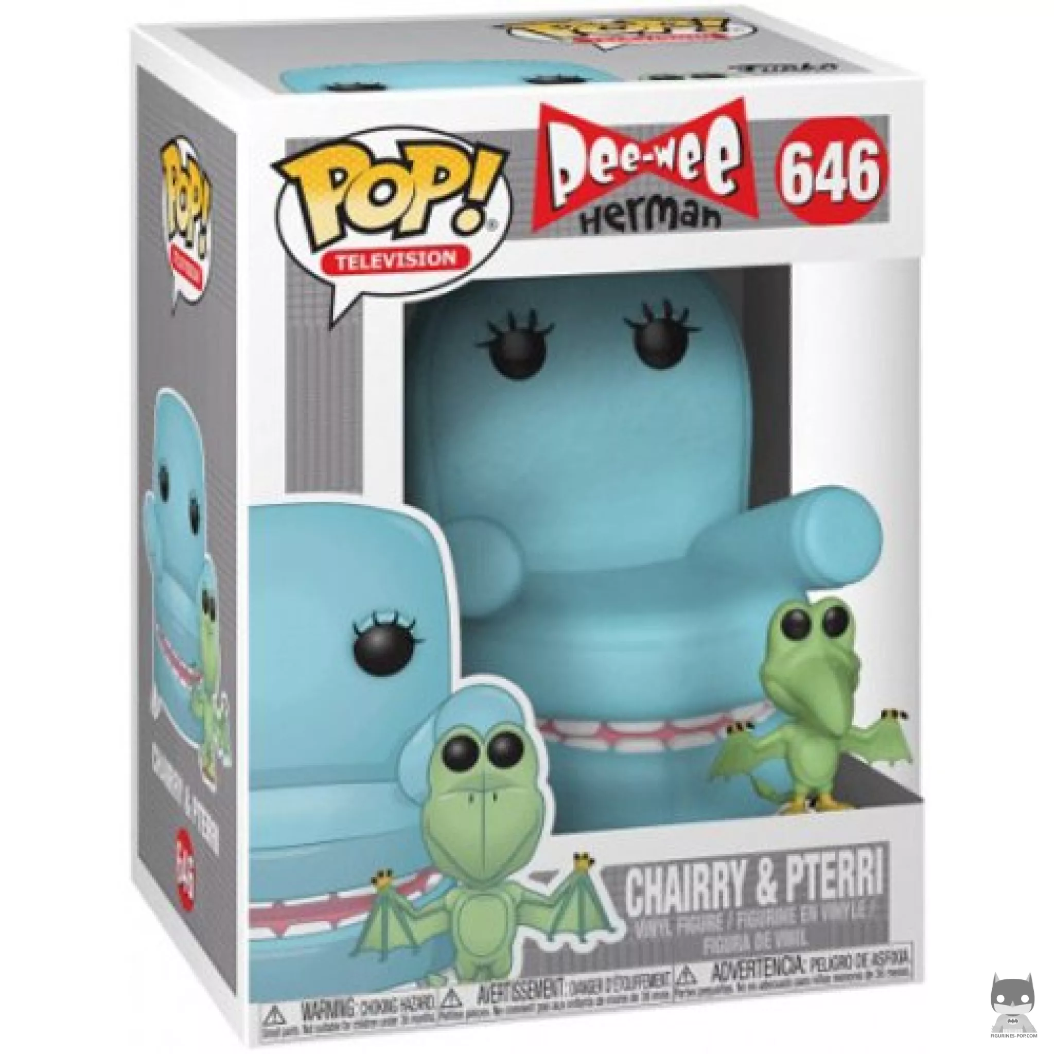 Figura Funko Pop! Chairry con Pterri en su caja