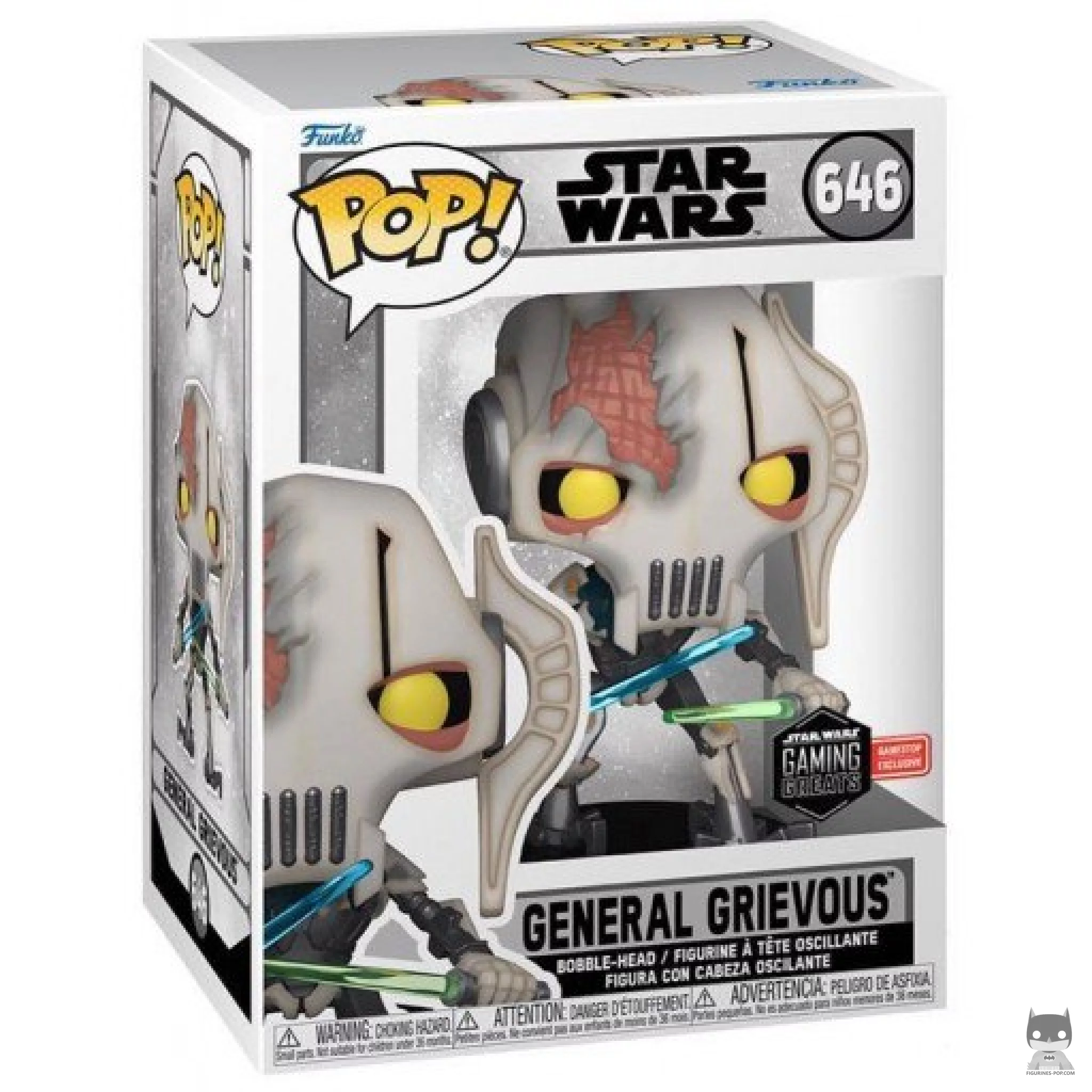 Figura Funko Pop! General Grievous en su caja