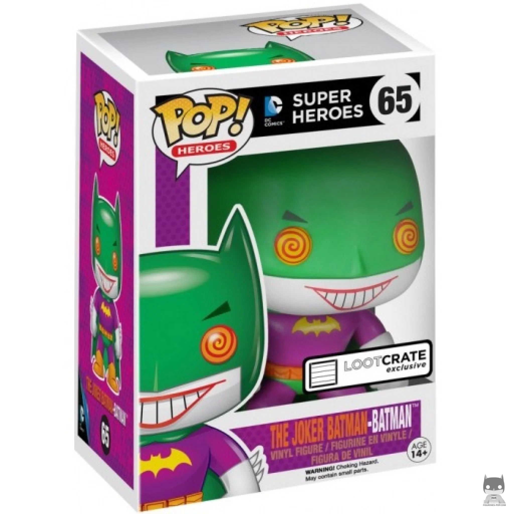Figura Funko Pop! Batman como Joker en su caja