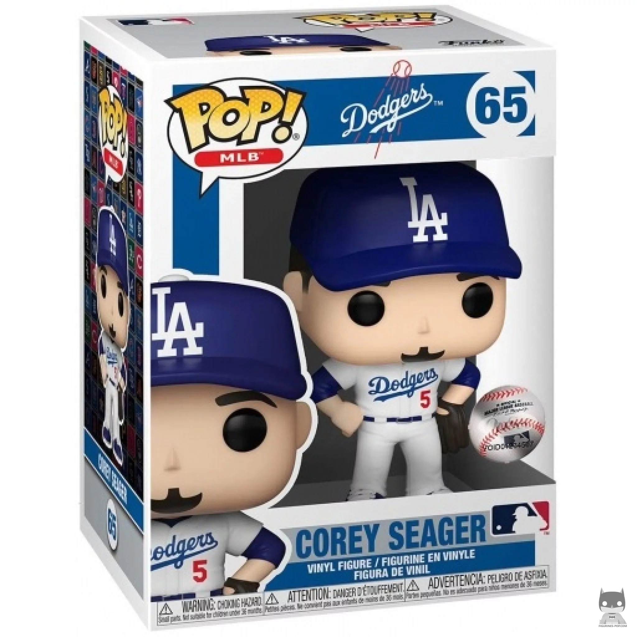 Figura Funko Pop! Corey Seager en su caja