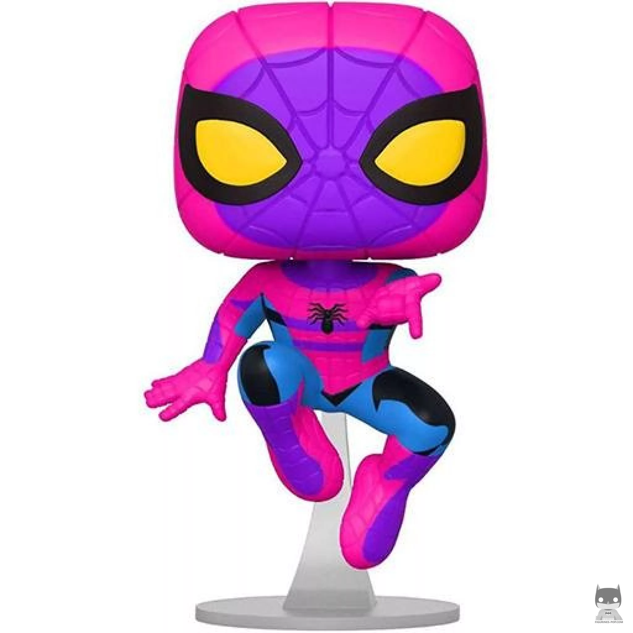 Figura Funko Pop! Spider-Man (Luz negra) (Marvel Comics)