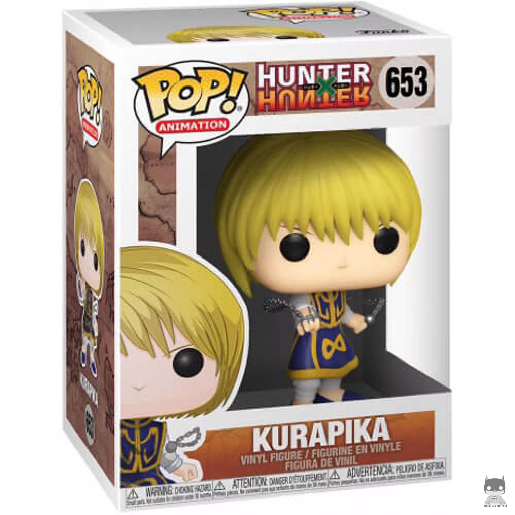 Figura Funko Pop! Kurapika en su caja