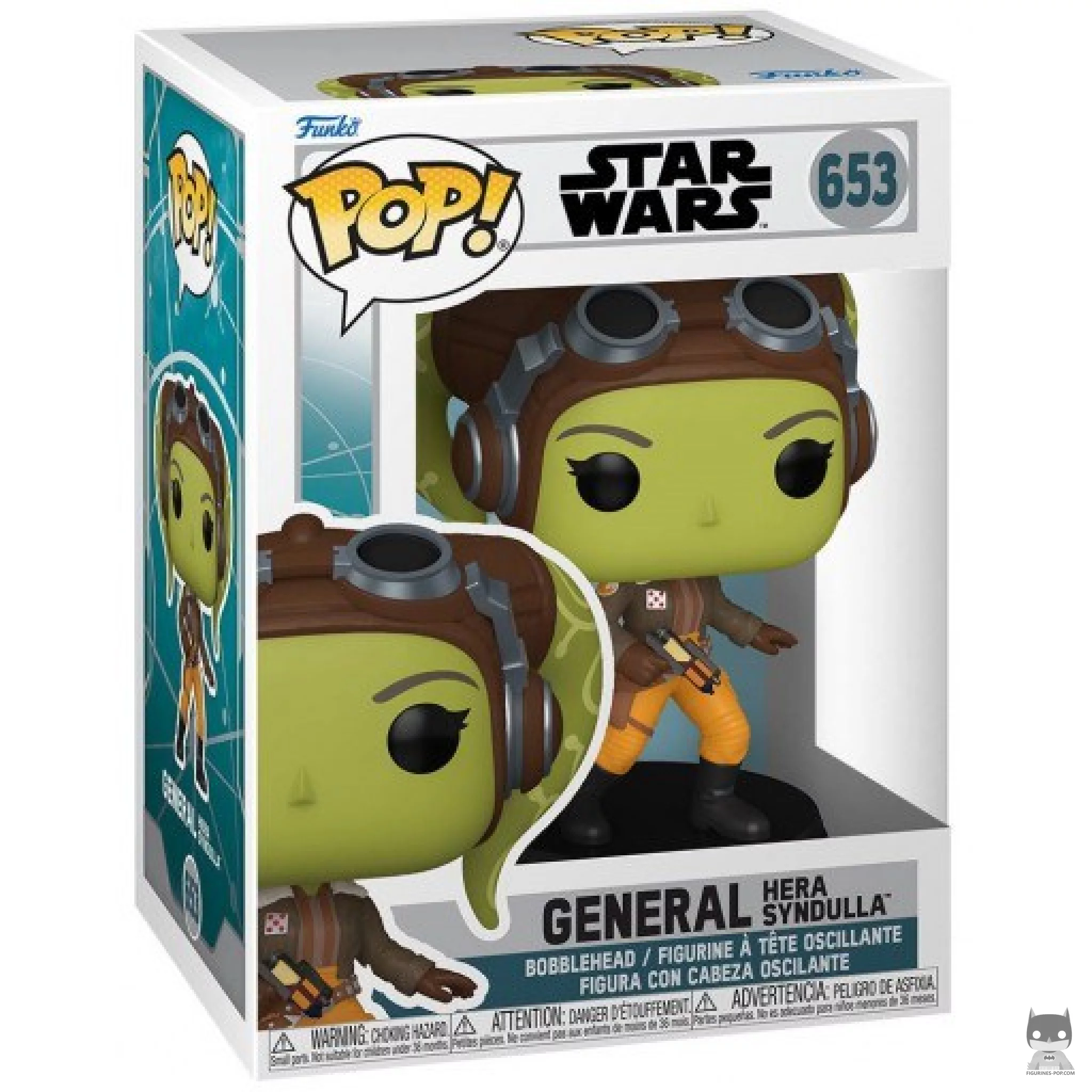 Figura Funko Pop! General Hera Syndulla en su caja