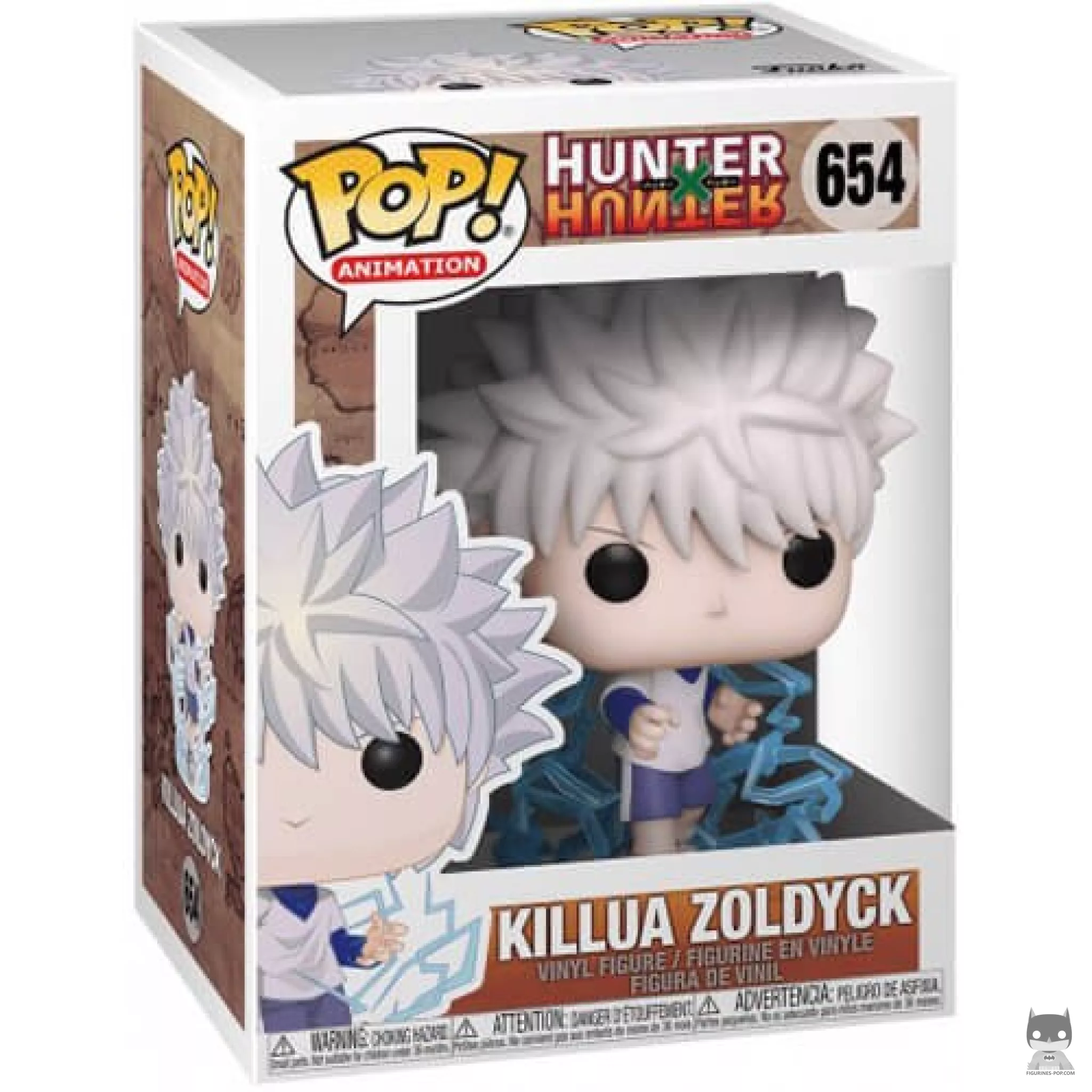 Figura Funko Pop! Killua Zoldyck en su caja