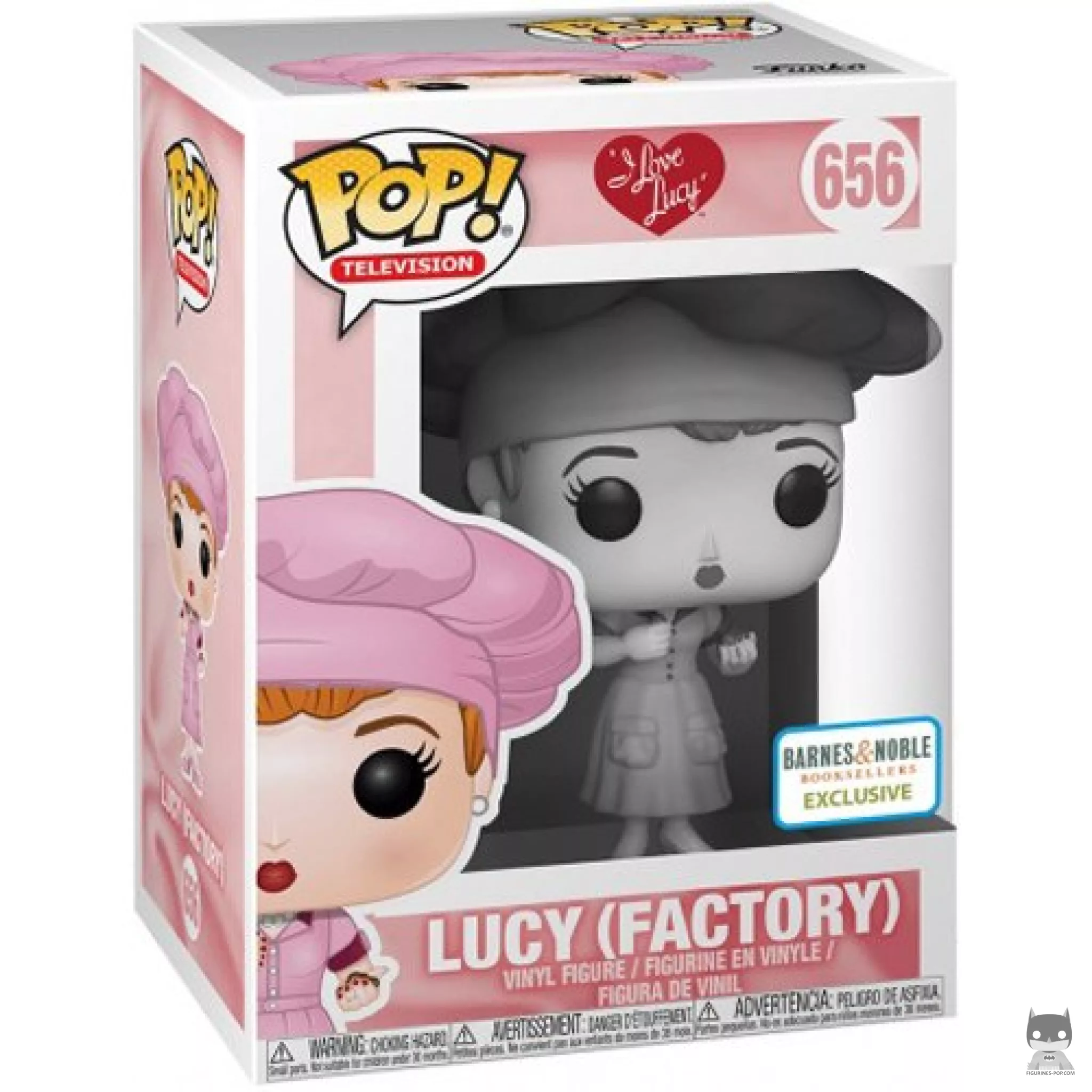 Figura Funko Pop! Lucy Ricardo (Blanco y negro) en su caja