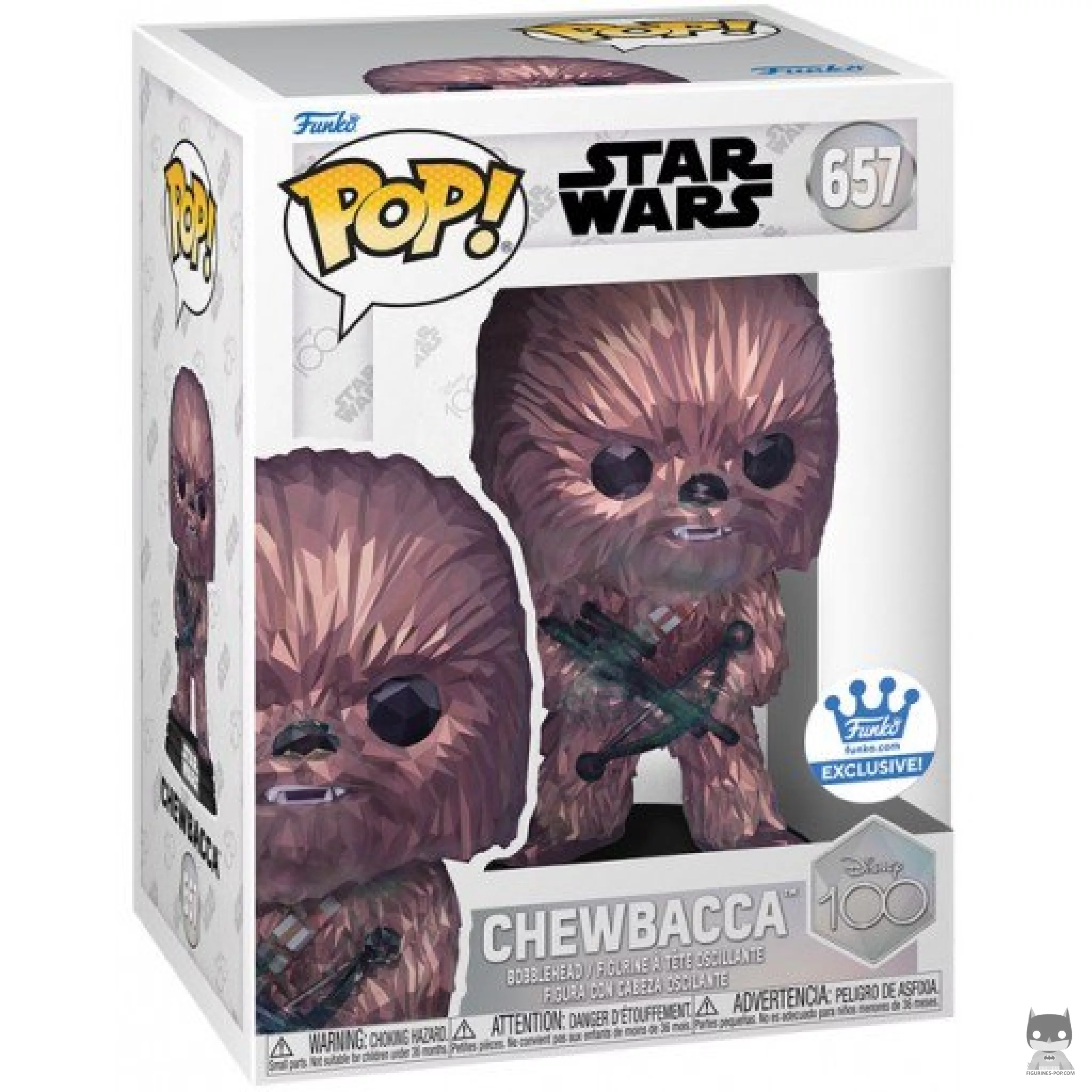 Figura Funko Pop! Chewbacca (Facetado) en su caja