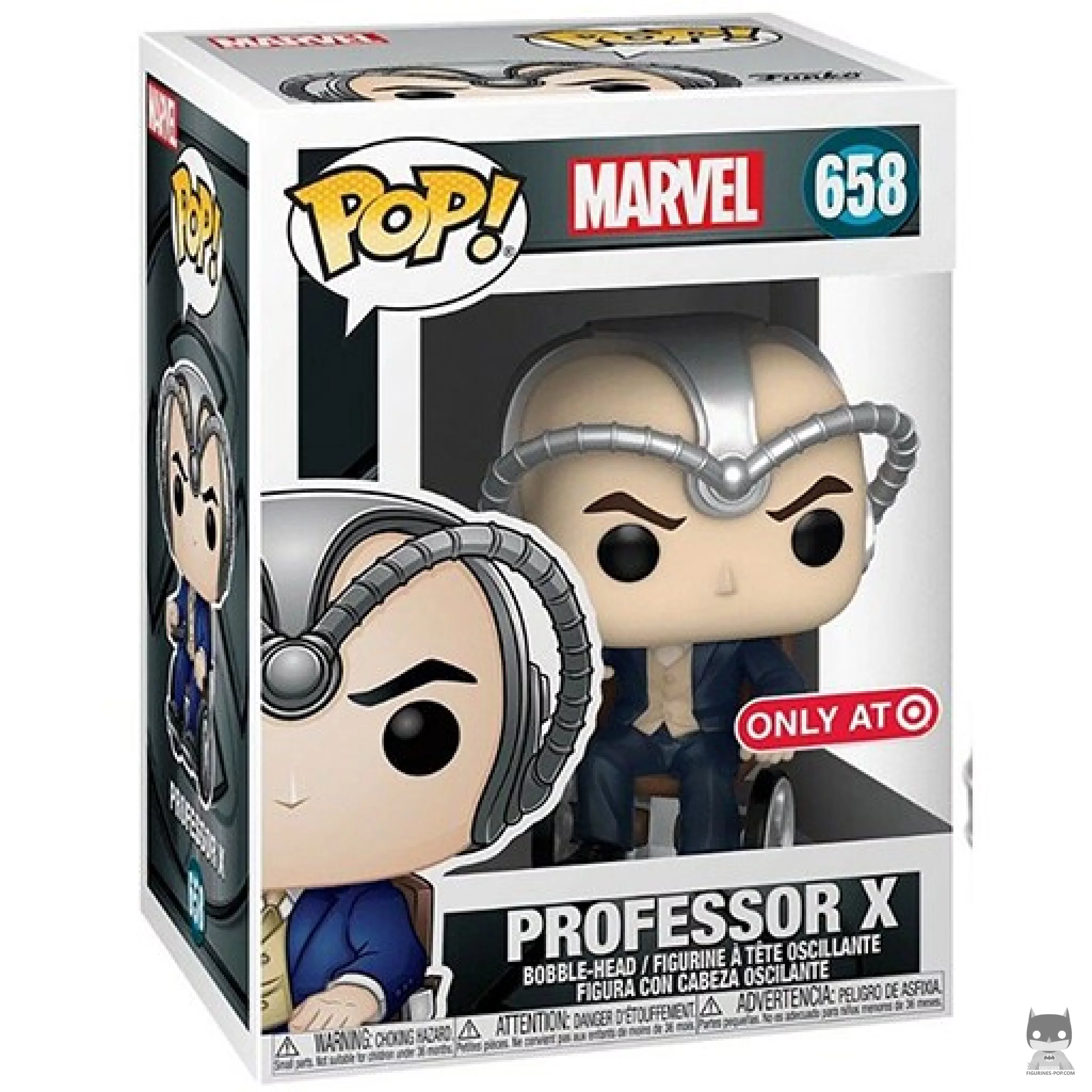 Figura Funko Pop! Profesor X en su caja