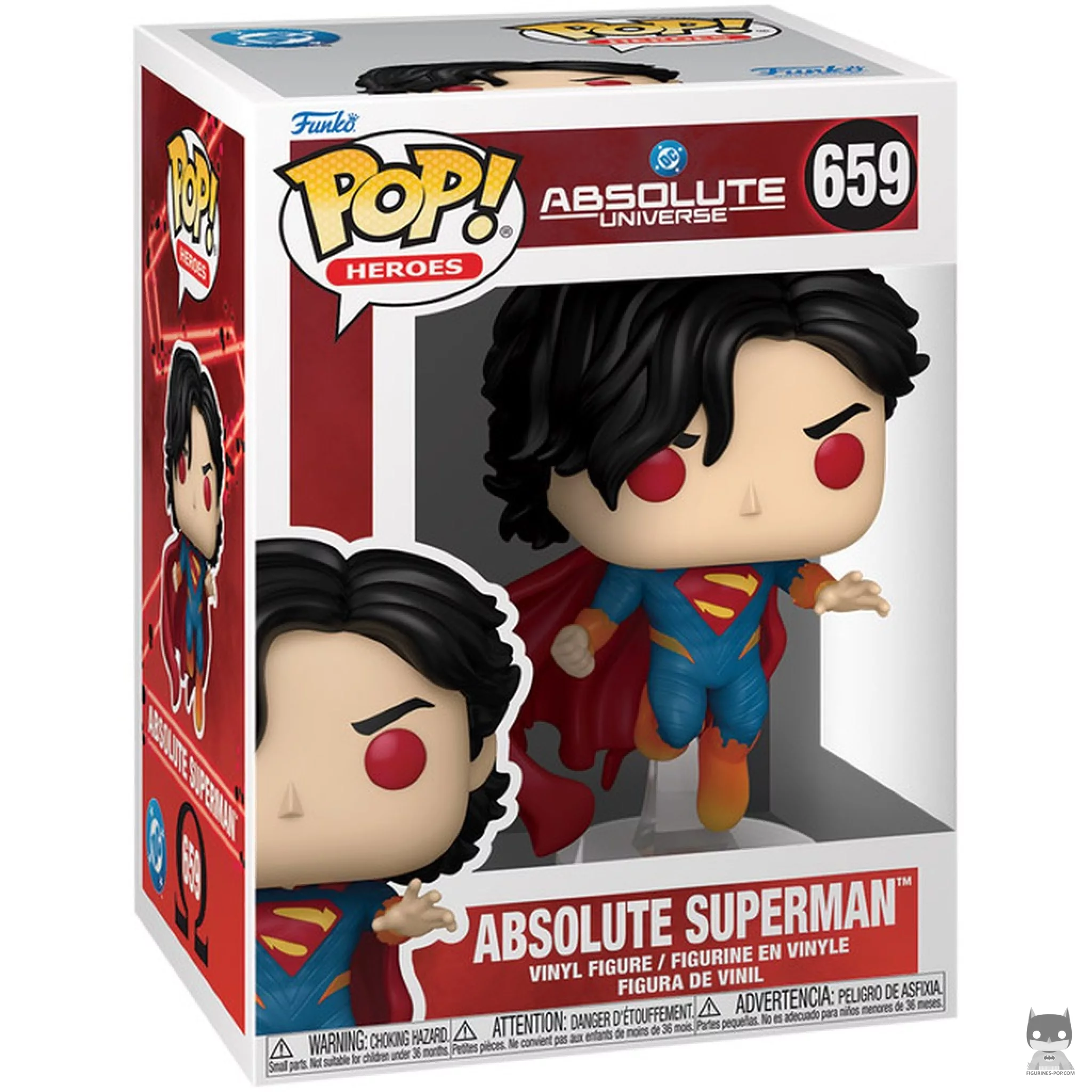 Figura Funko Pop! Absolute Superman en su caja