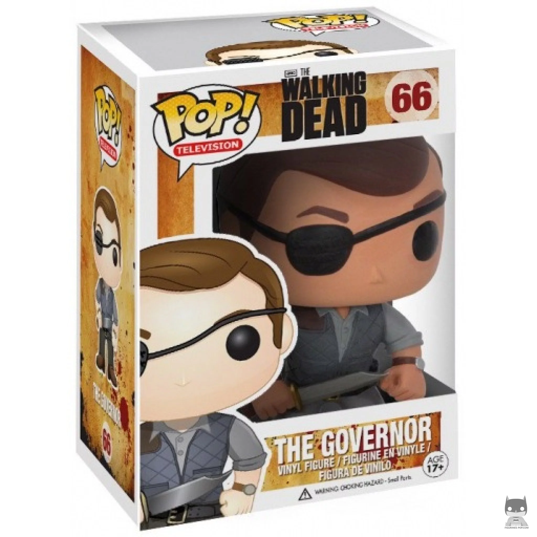 Figura Funko Pop! El Gobernador en su caja