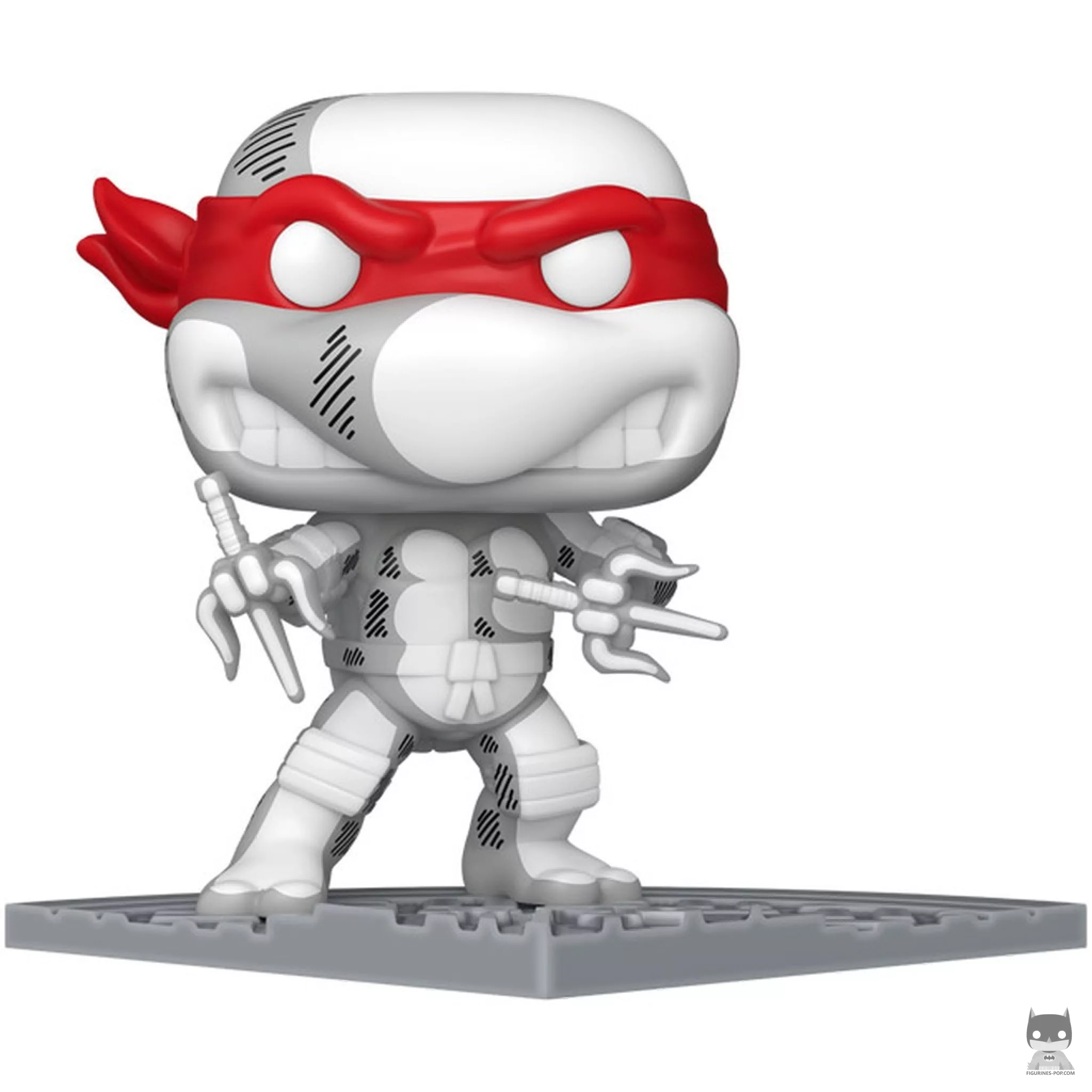 Figura Funko Pop! Rafael (Dañado en combate) (Comic Deco) (Tortugas Ninja de Eastman y Laird)