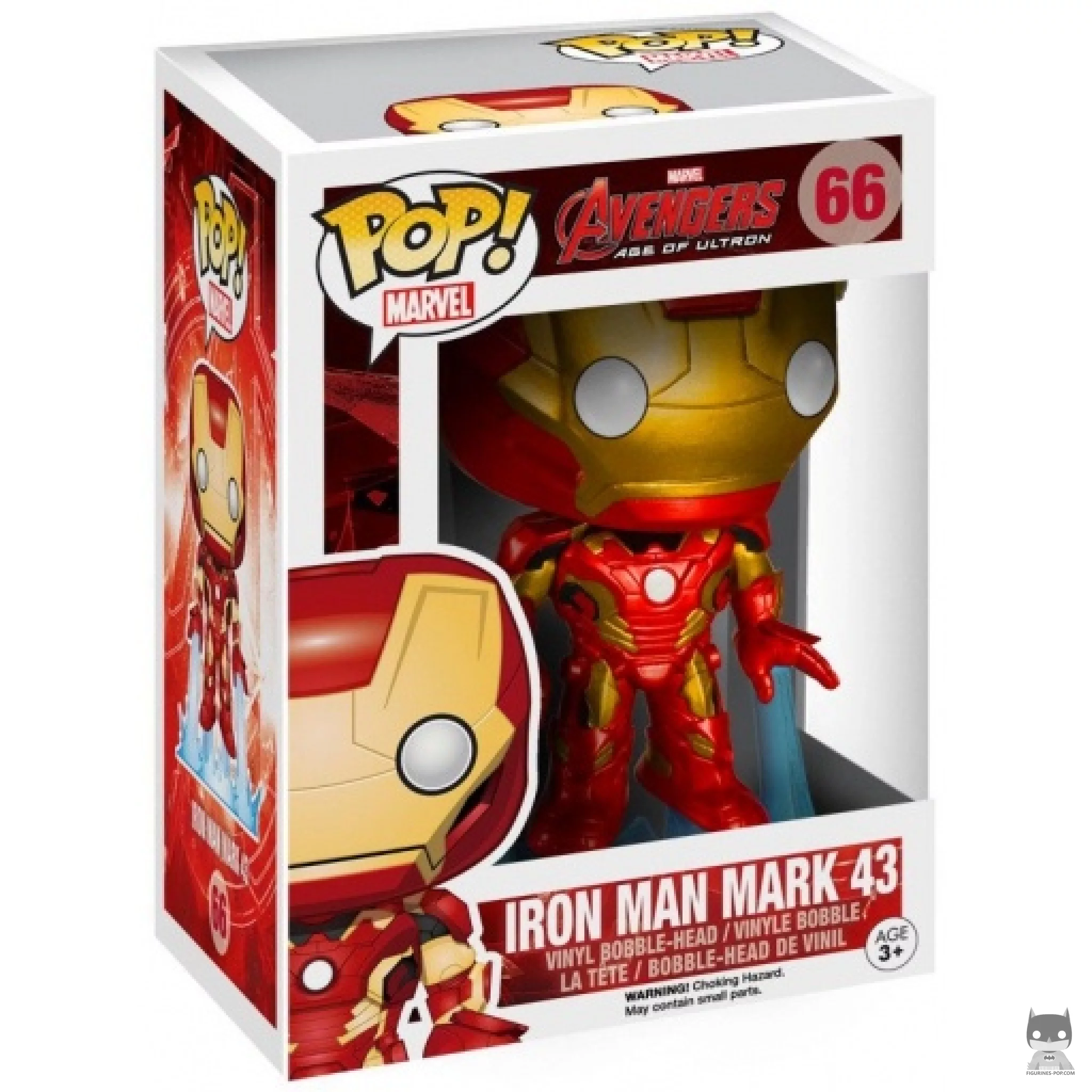 Figura Funko Pop! Iron Man Mark 43 en su caja