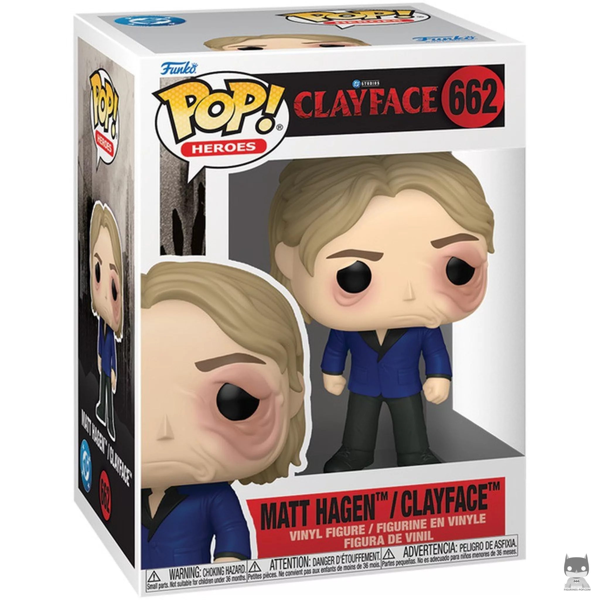 Figura Funko Pop! Matt Hagen / Cara de Barro en su caja