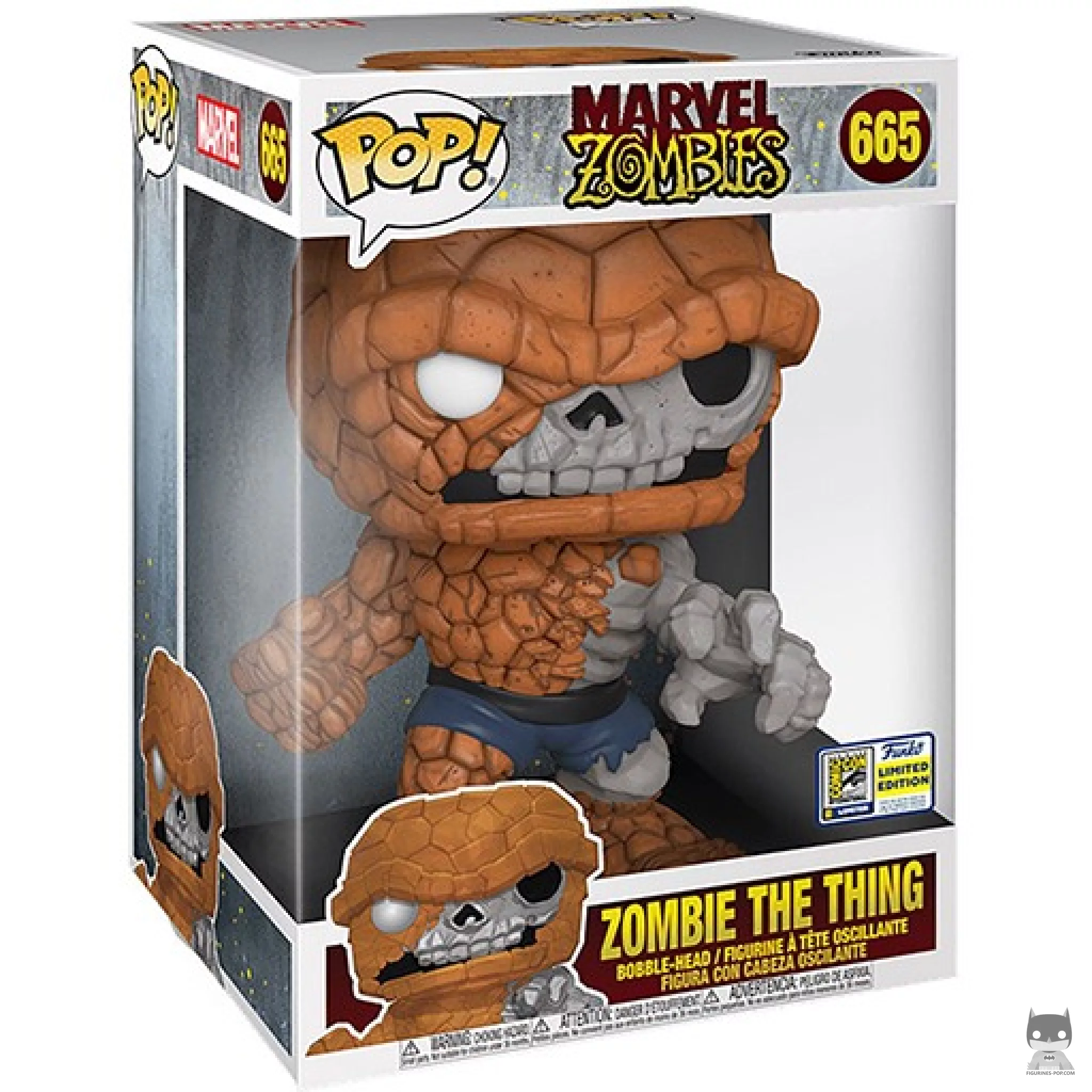 Figura Funko Pop! La Cosa zombi (Supersized) en su caja