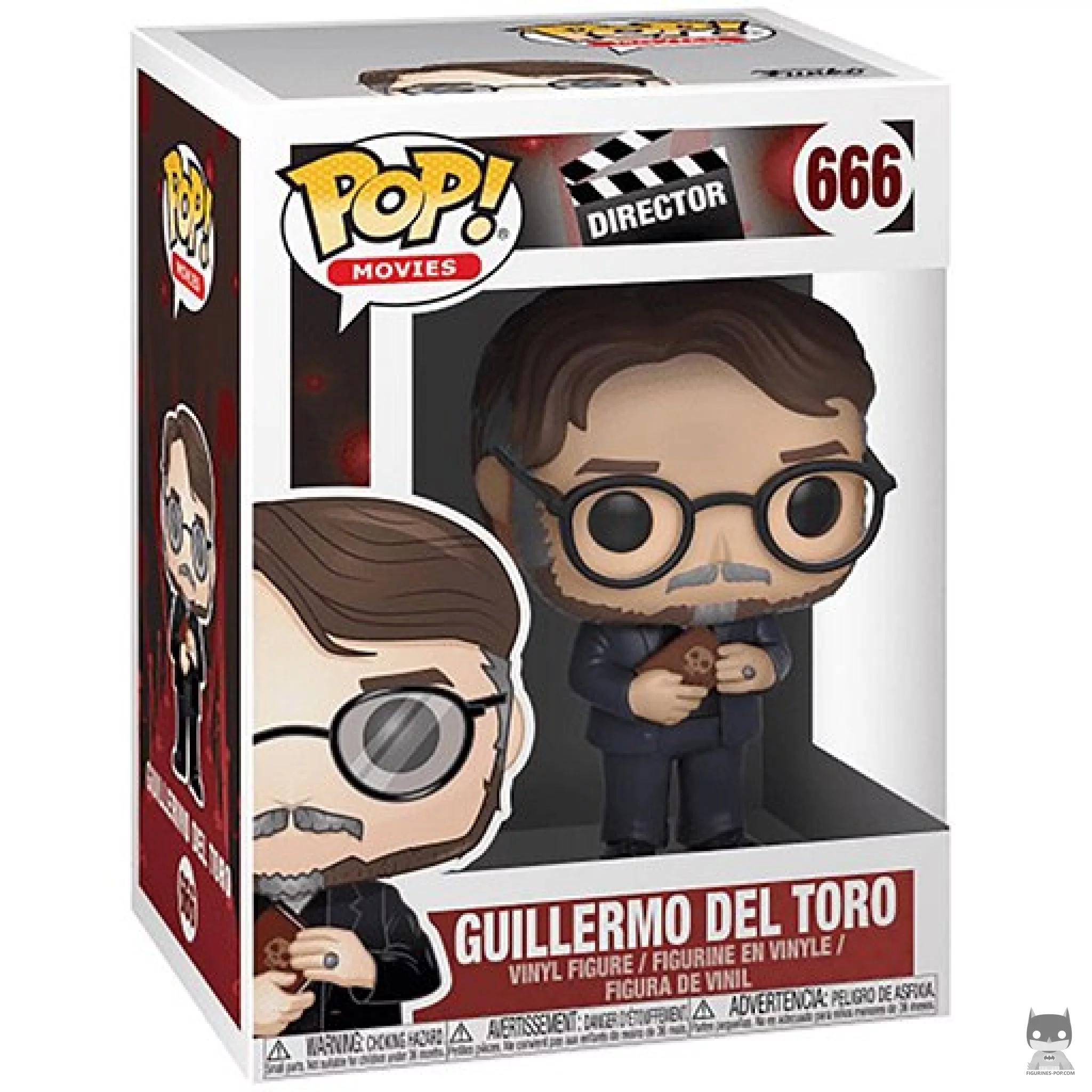 Figura Funko Pop! Guillermo del Toro en su caja