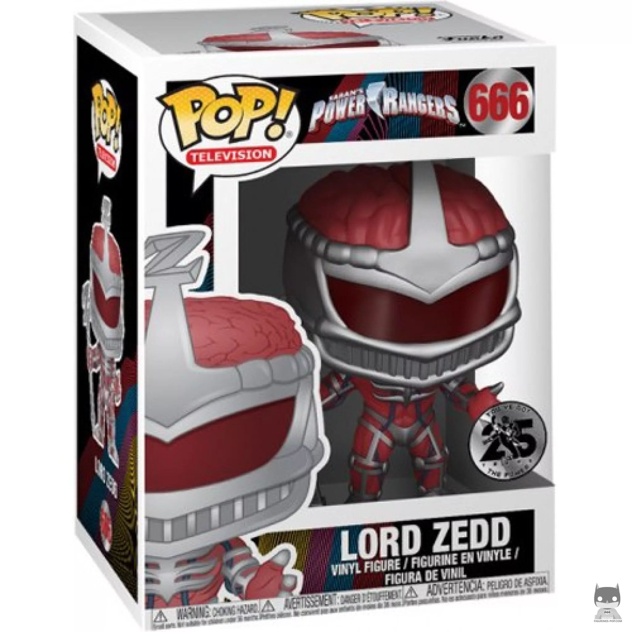 Figura Funko Pop! Lord Zedd en su caja