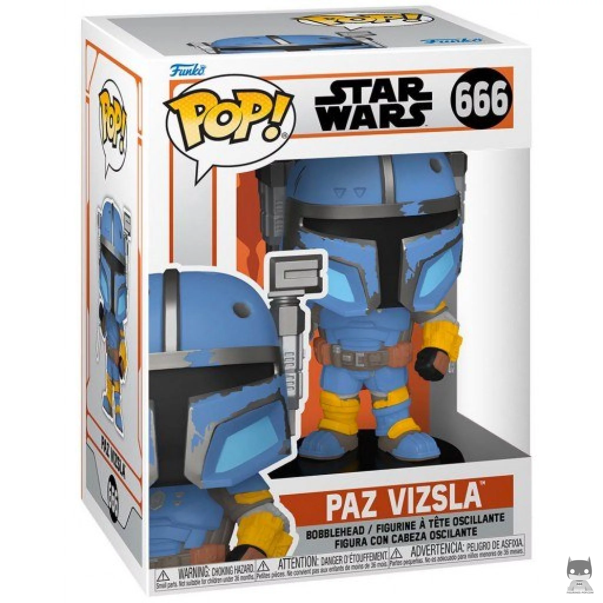 Figura Funko Pop! Paz Vizsla en su caja