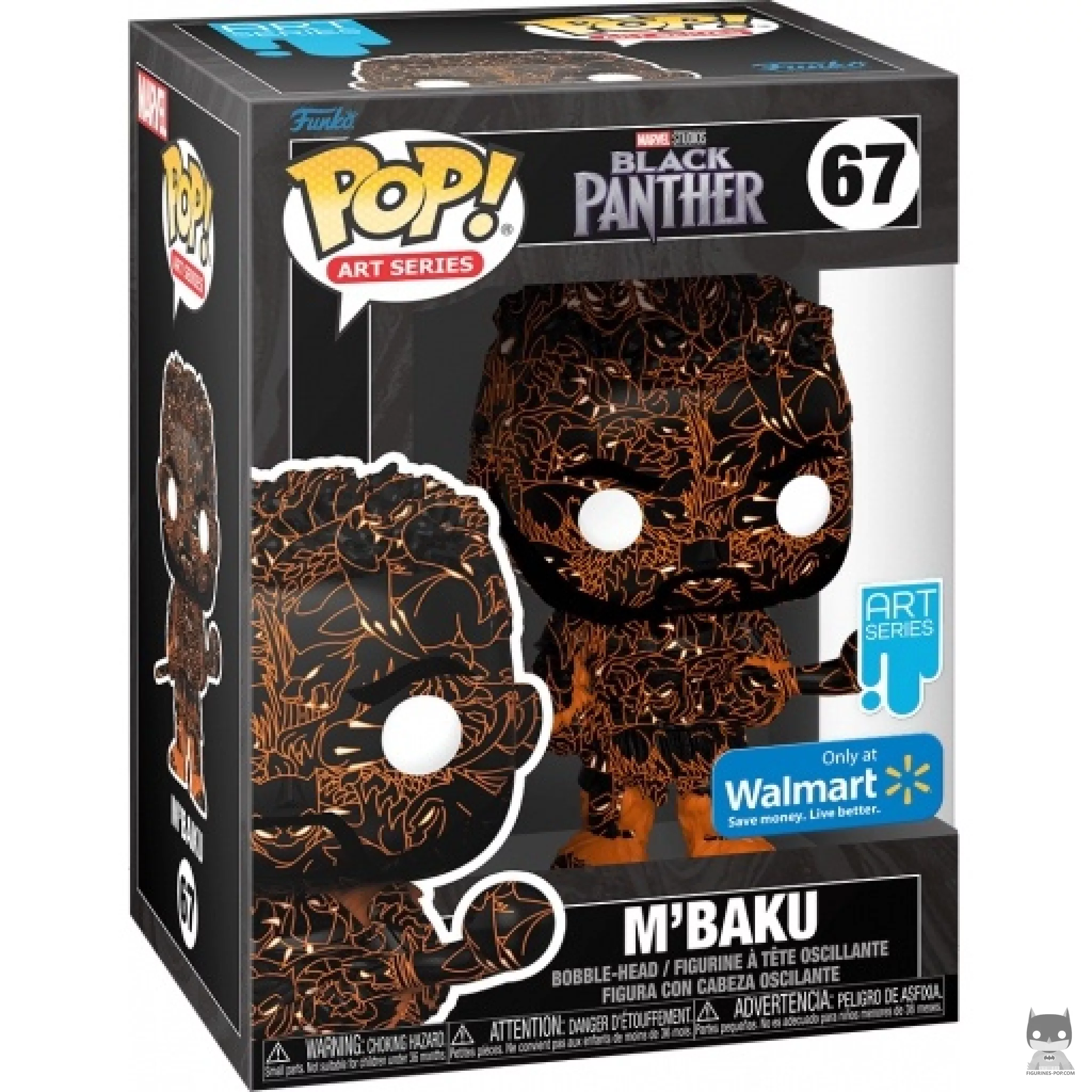 Figura Funko Pop! M'Baku en su caja