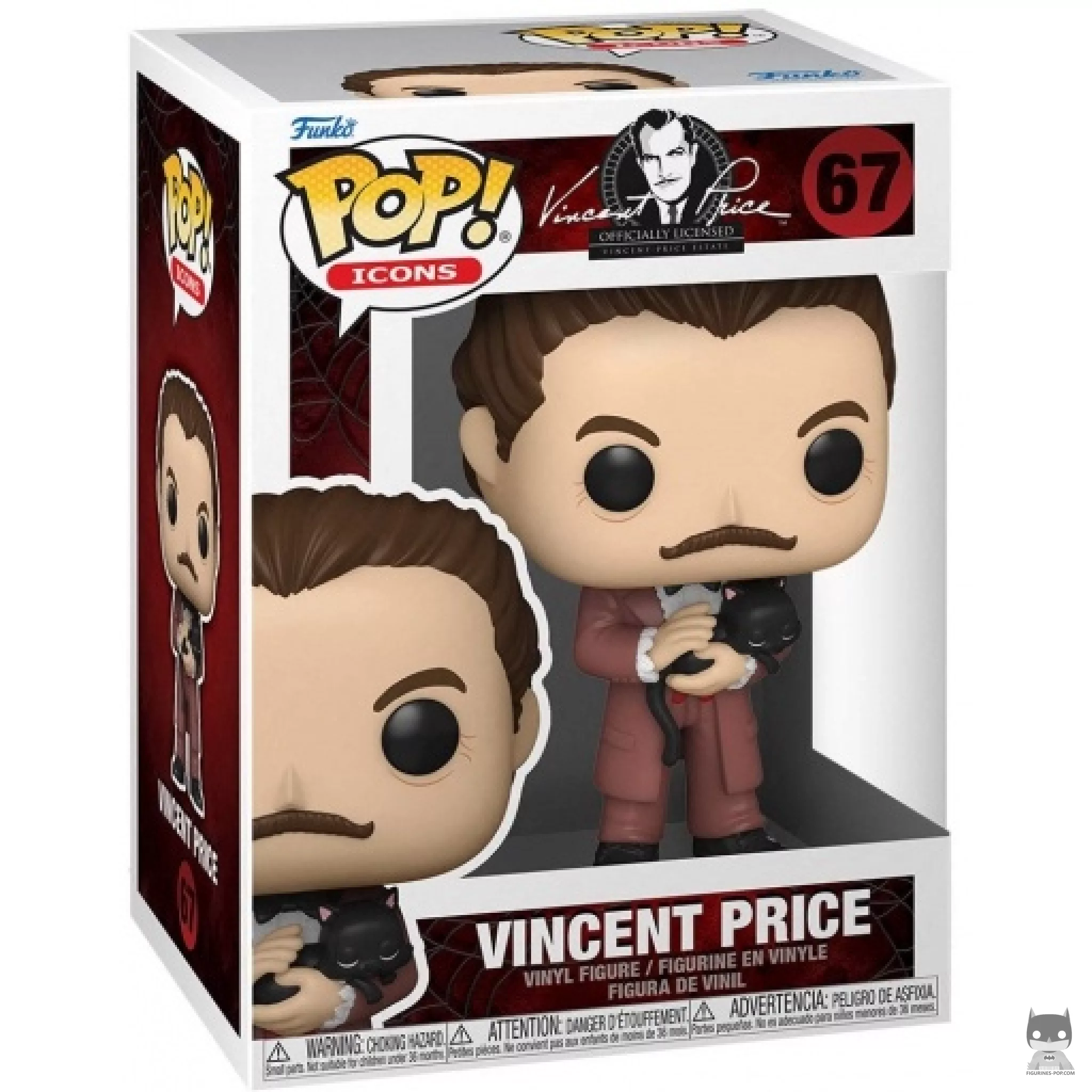 Figura Funko Pop! Vincent Price en su caja