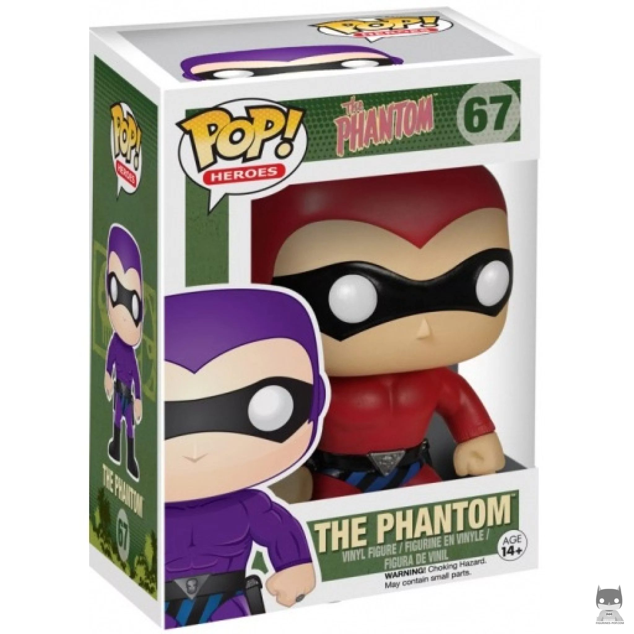 Figura Funko Pop! The Phantom (Rojo) en su caja