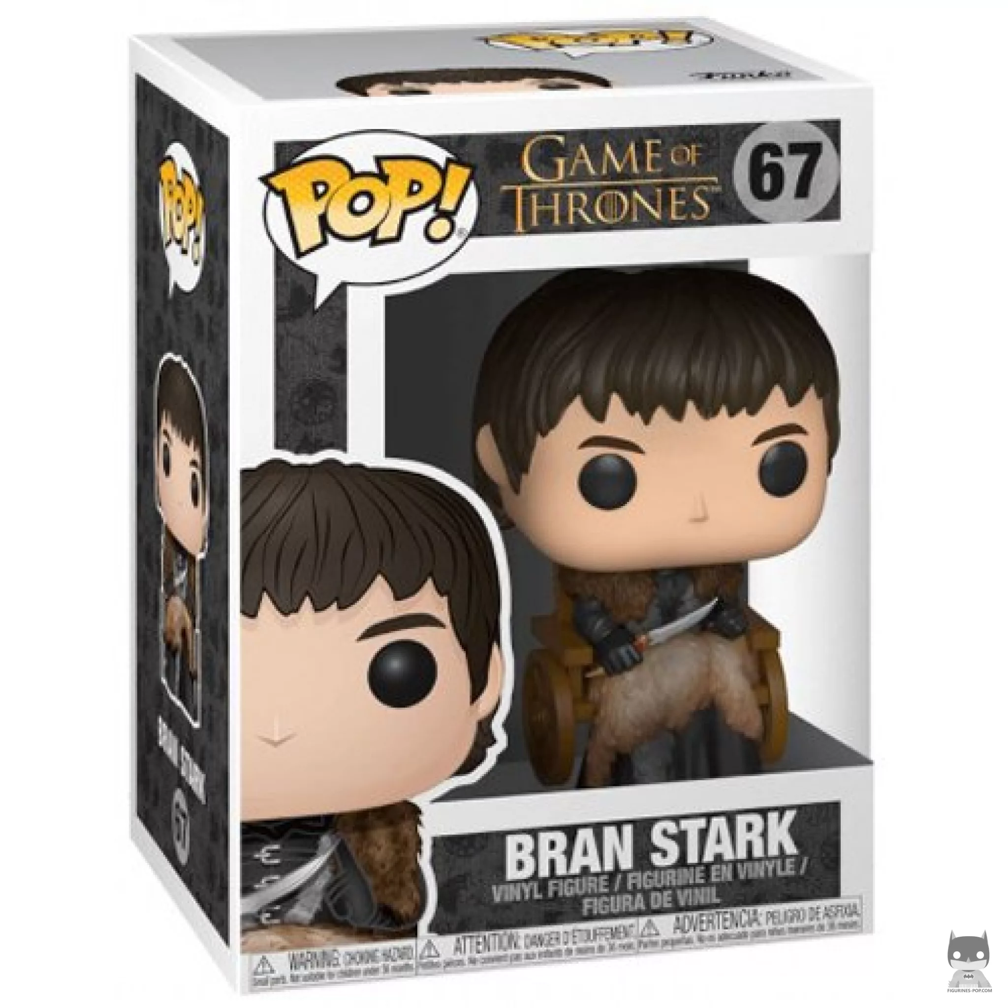 Figura Funko Pop! Bran Stark (en silla de ruedas) en su caja