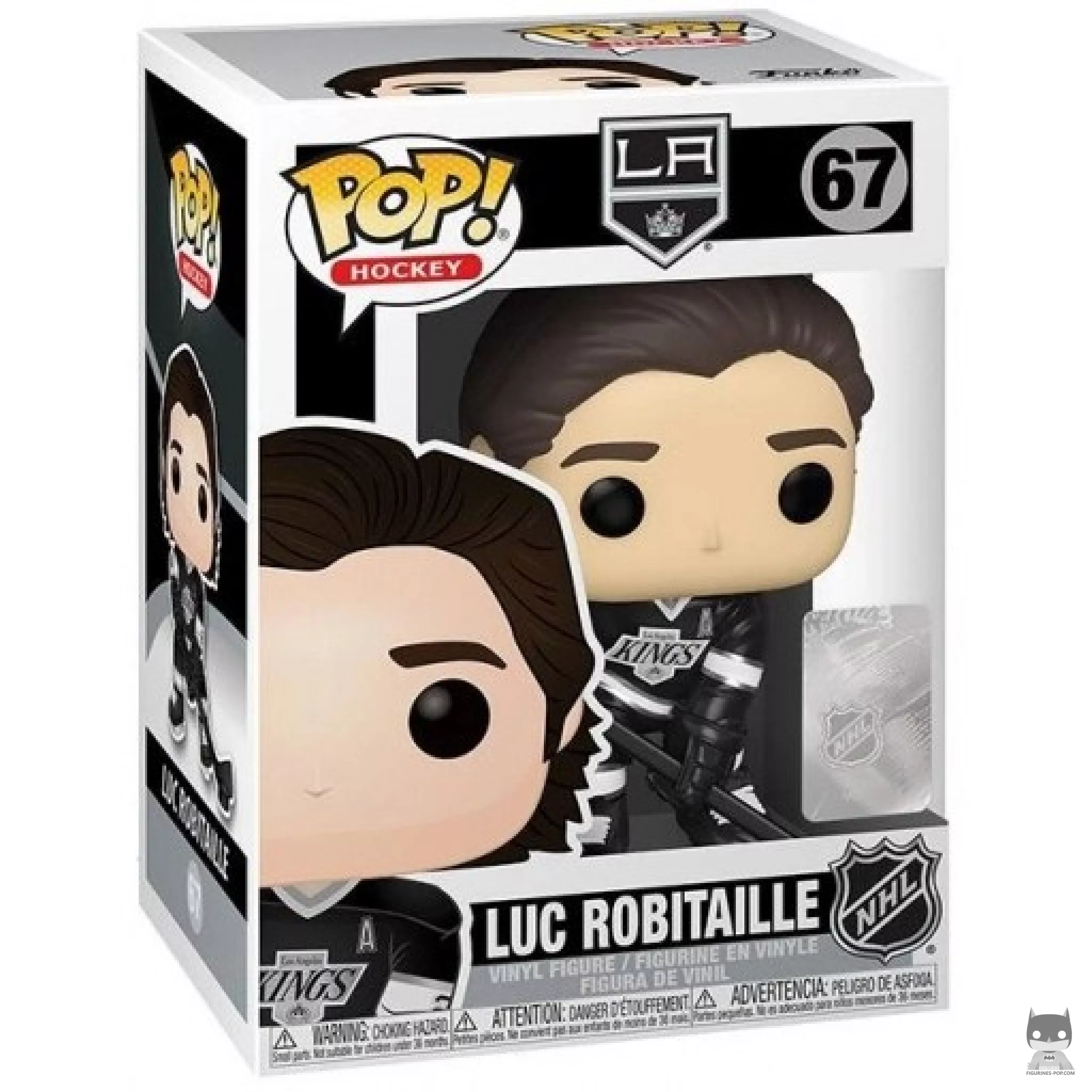 Figura Funko Pop! Luc Robitaille en su caja