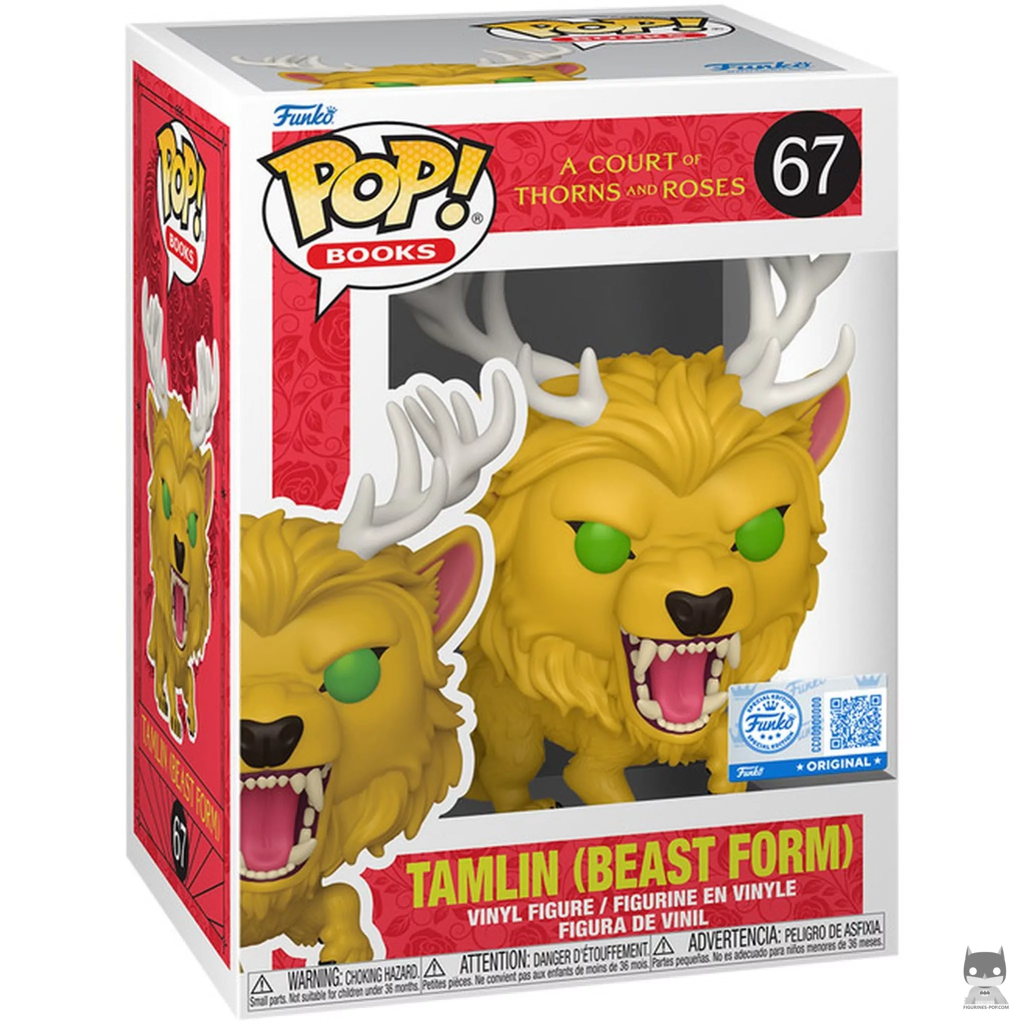 Figura Funko Pop! Tamlin (Forma de bestia) en su caja