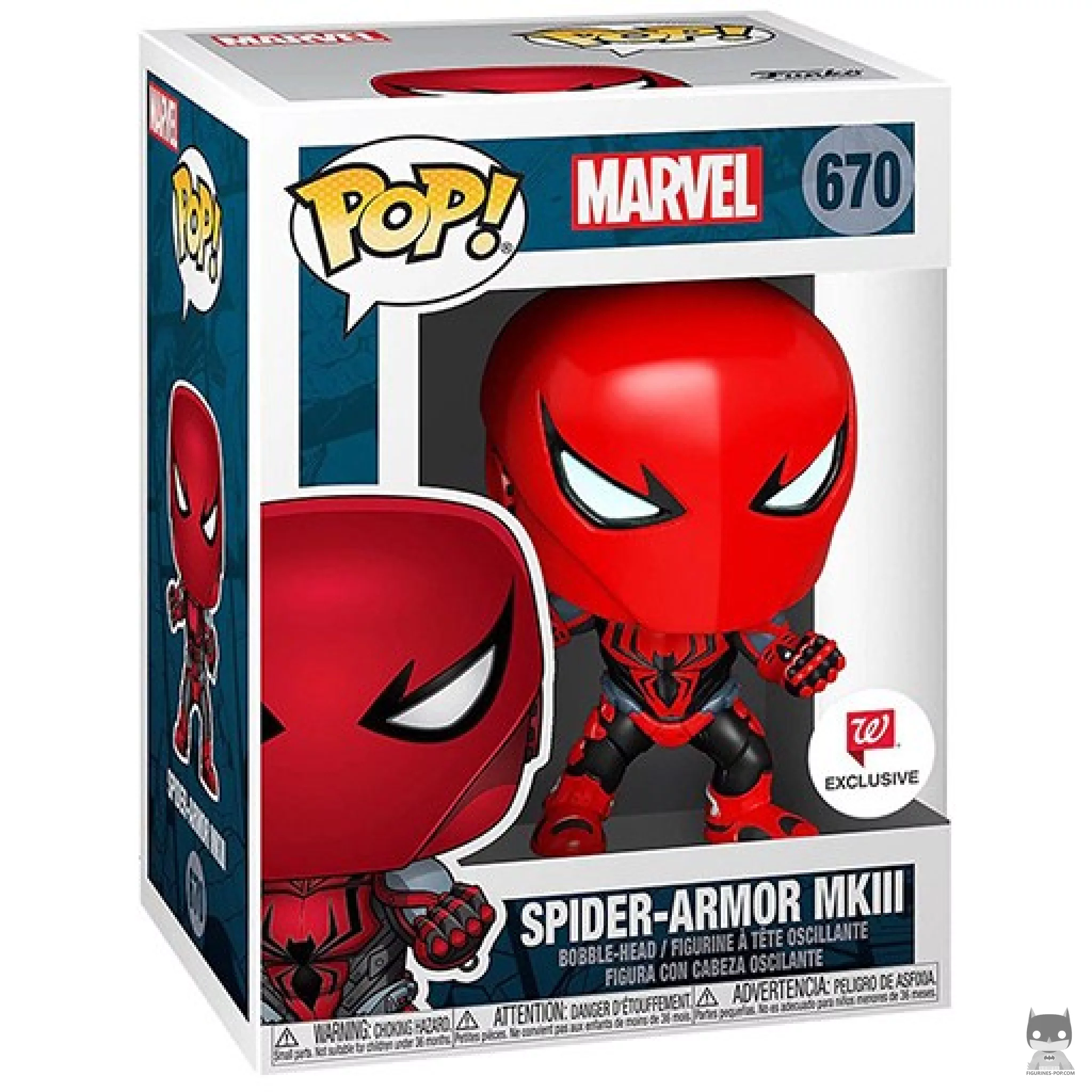 Figura Funko Pop! Spider-Armor MKIII en su caja