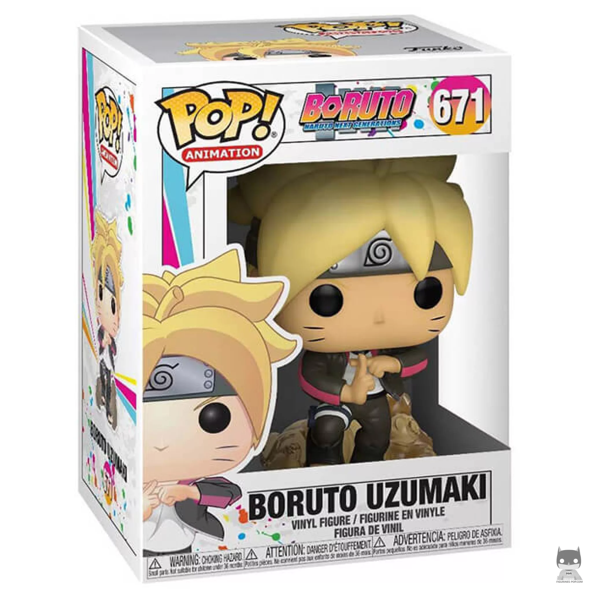 Figura Funko Pop! Boruto Uzumaki en su caja