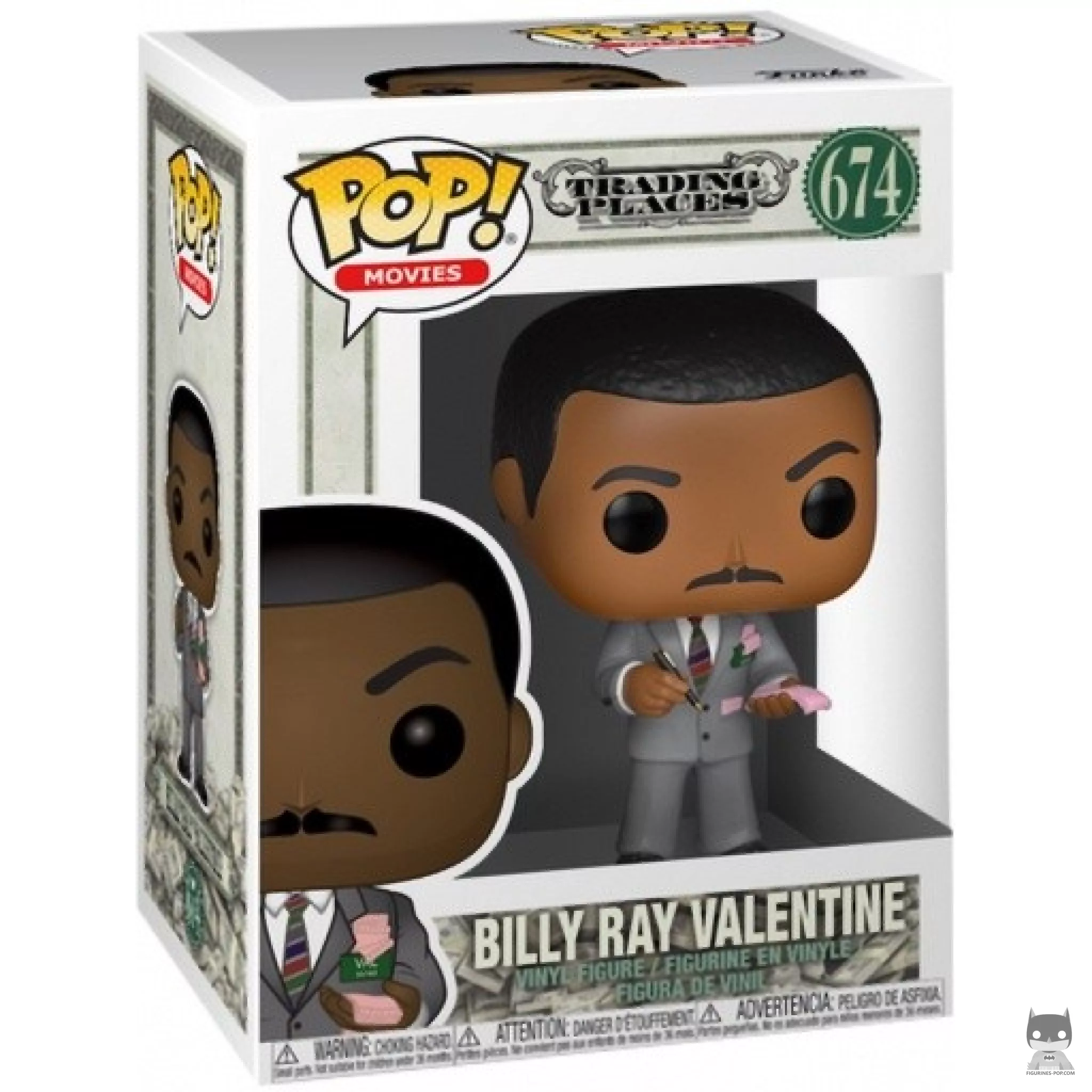 Figura Funko Pop! Billy Ray Valentine en su caja