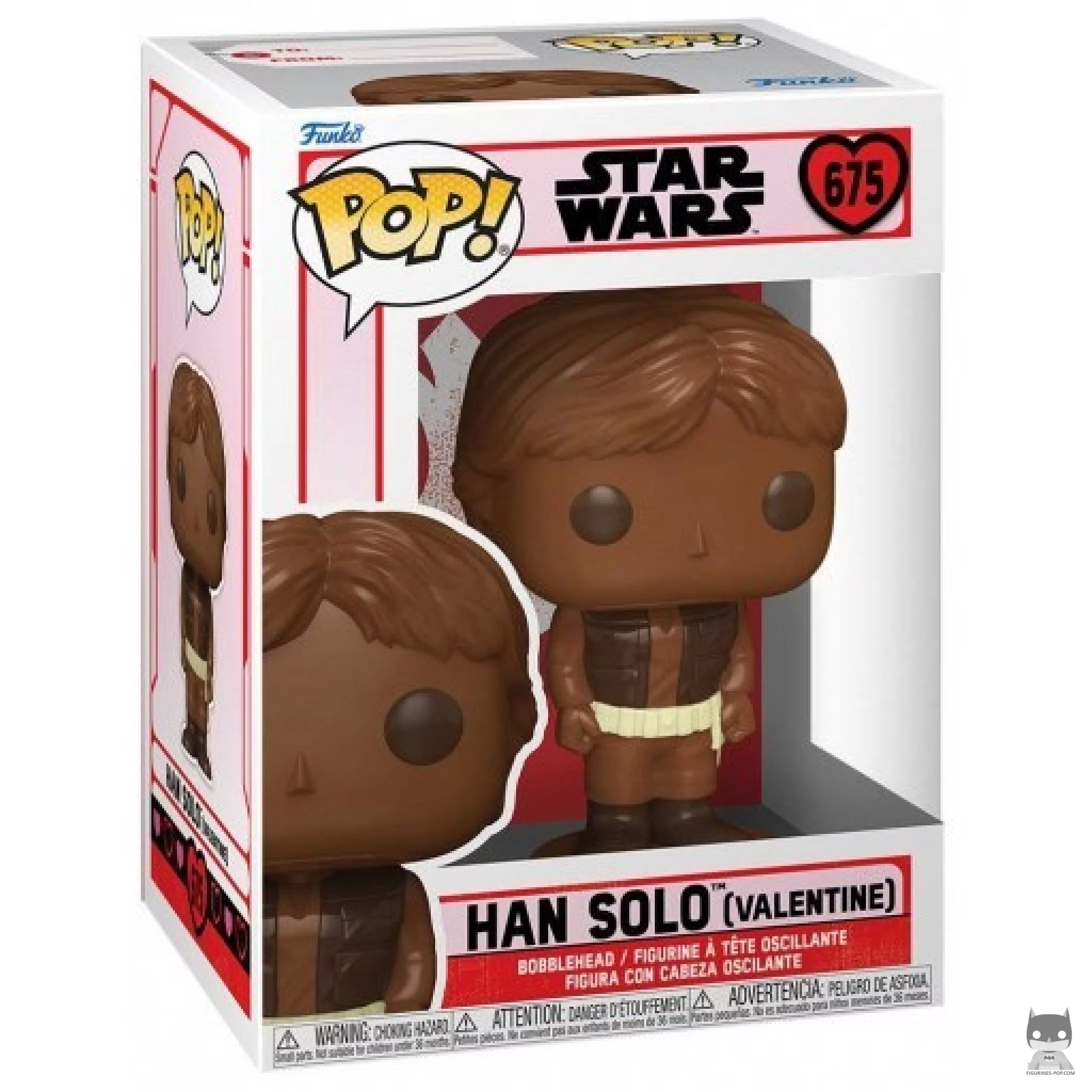 Figura Funko Pop! Han Solo (Chocolate) en su caja