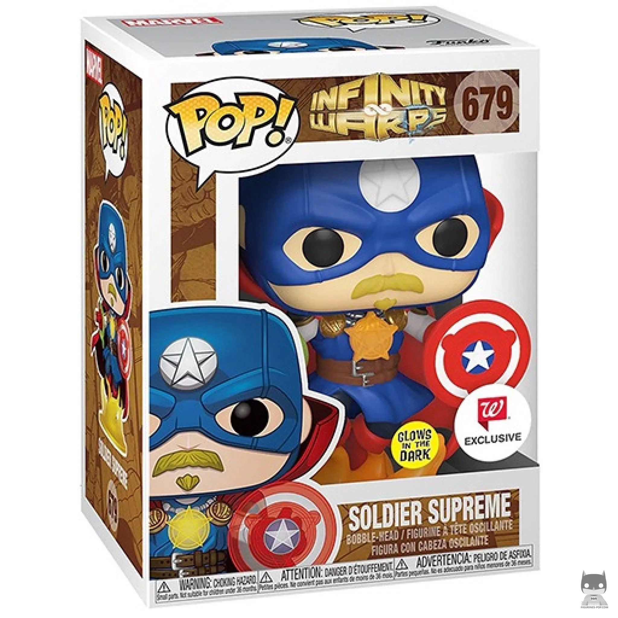 Figura Funko Pop! Soldier Supreme en su caja