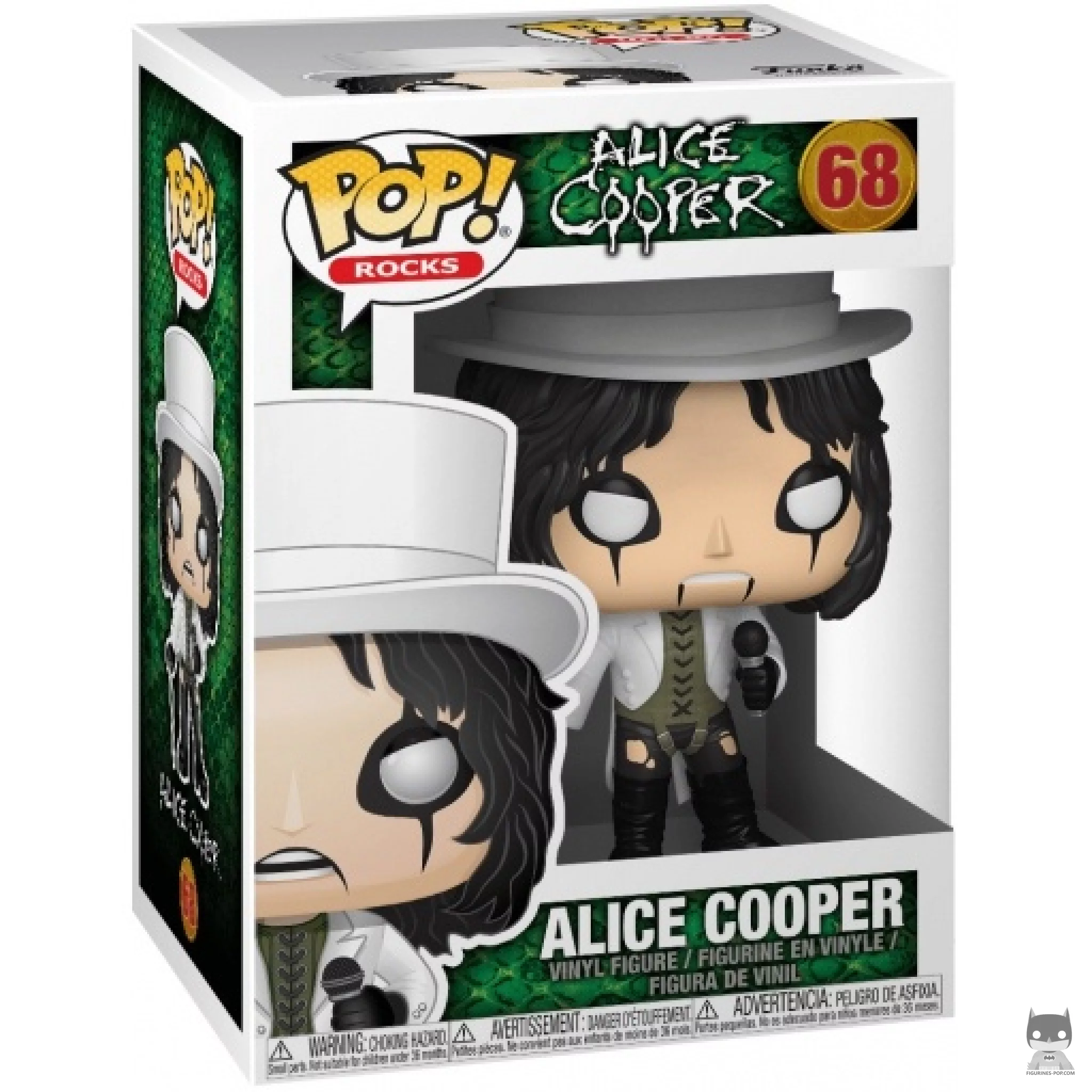 Figura Funko Pop! Alice Cooper en su caja
