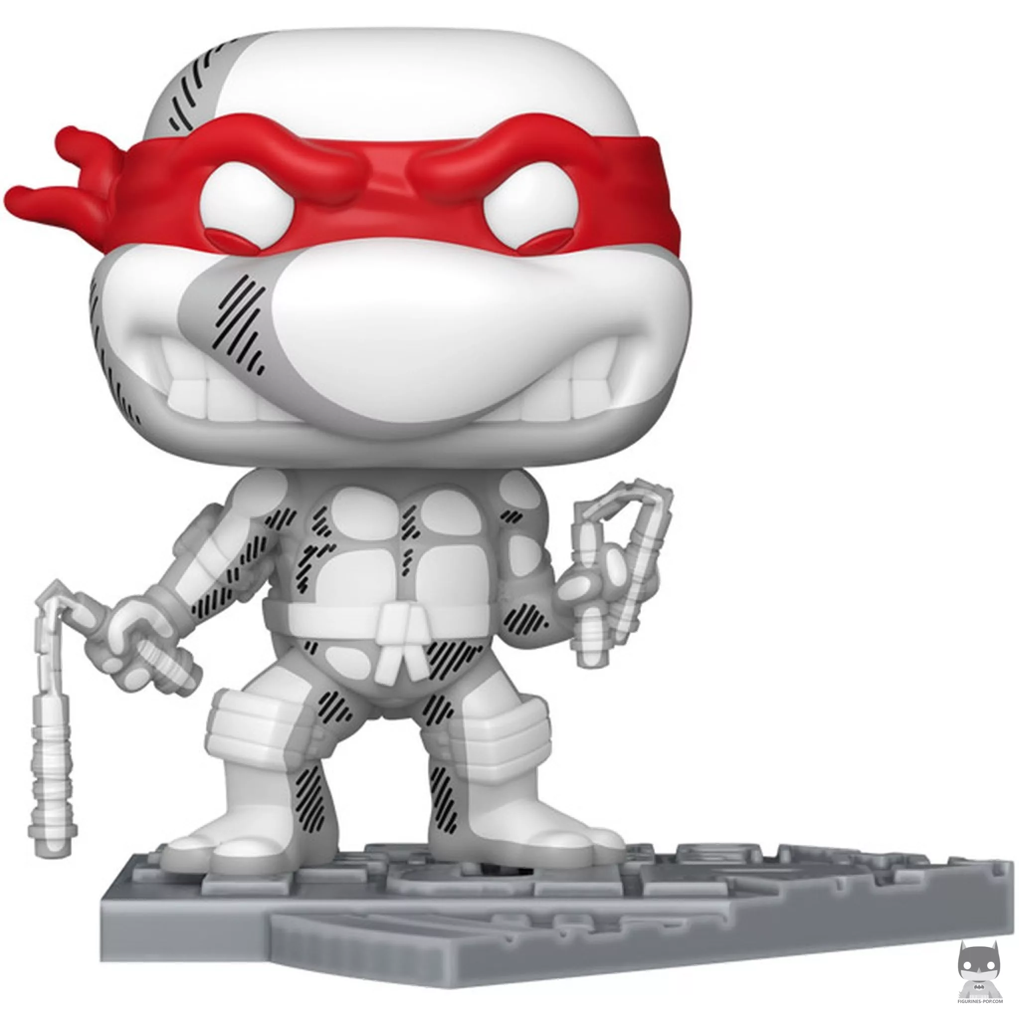 Figura Funko Pop! Miguel Ángel (Dañado en combate) (Comic Deco) (Tortugas Ninja de Eastman y Laird)