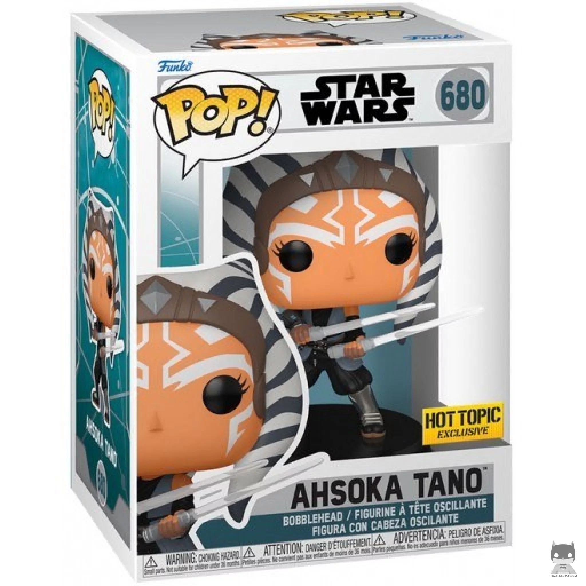 Figura Funko Pop! Ahsoka Tano en su caja