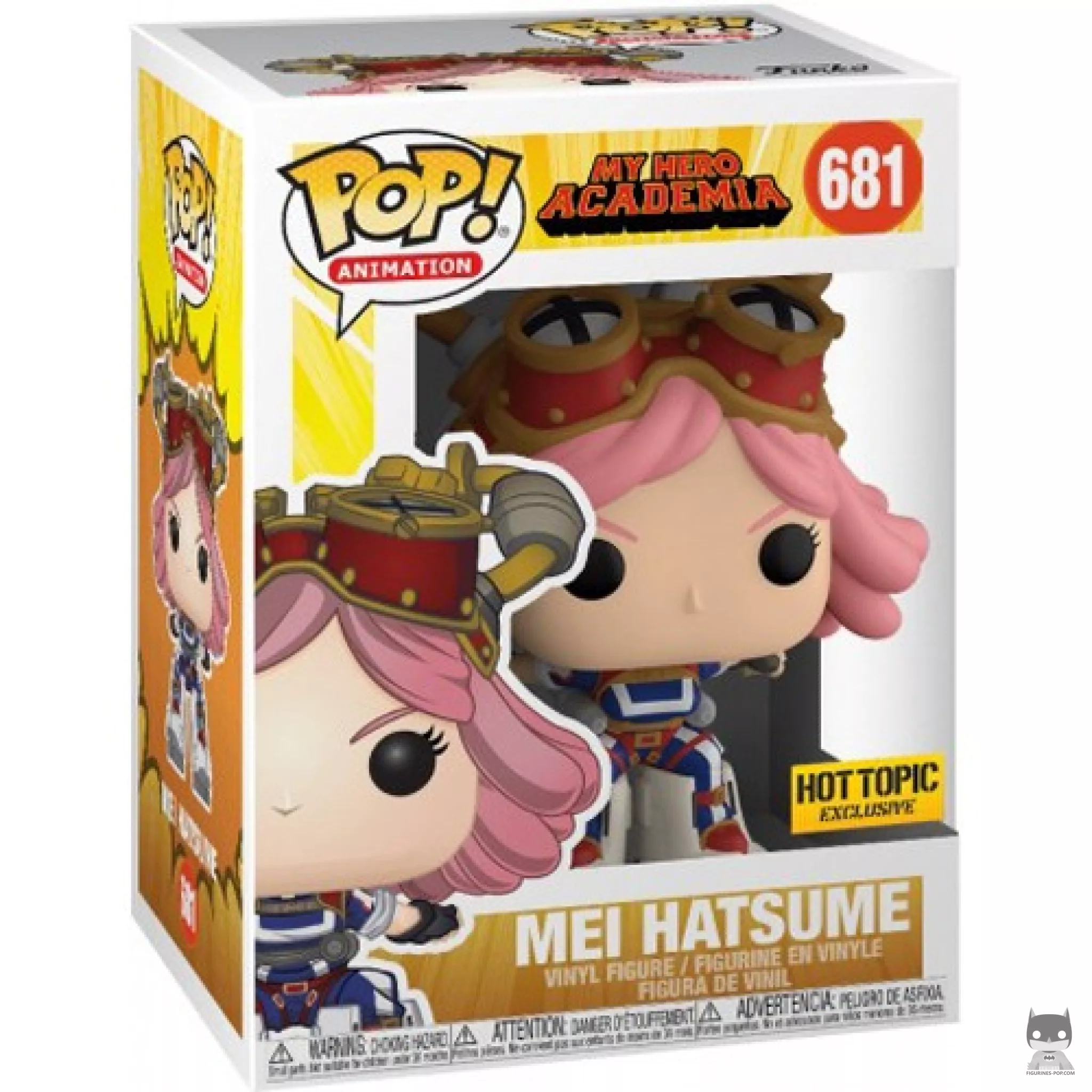 Figura Funko Pop! Mei Hatsume en su caja