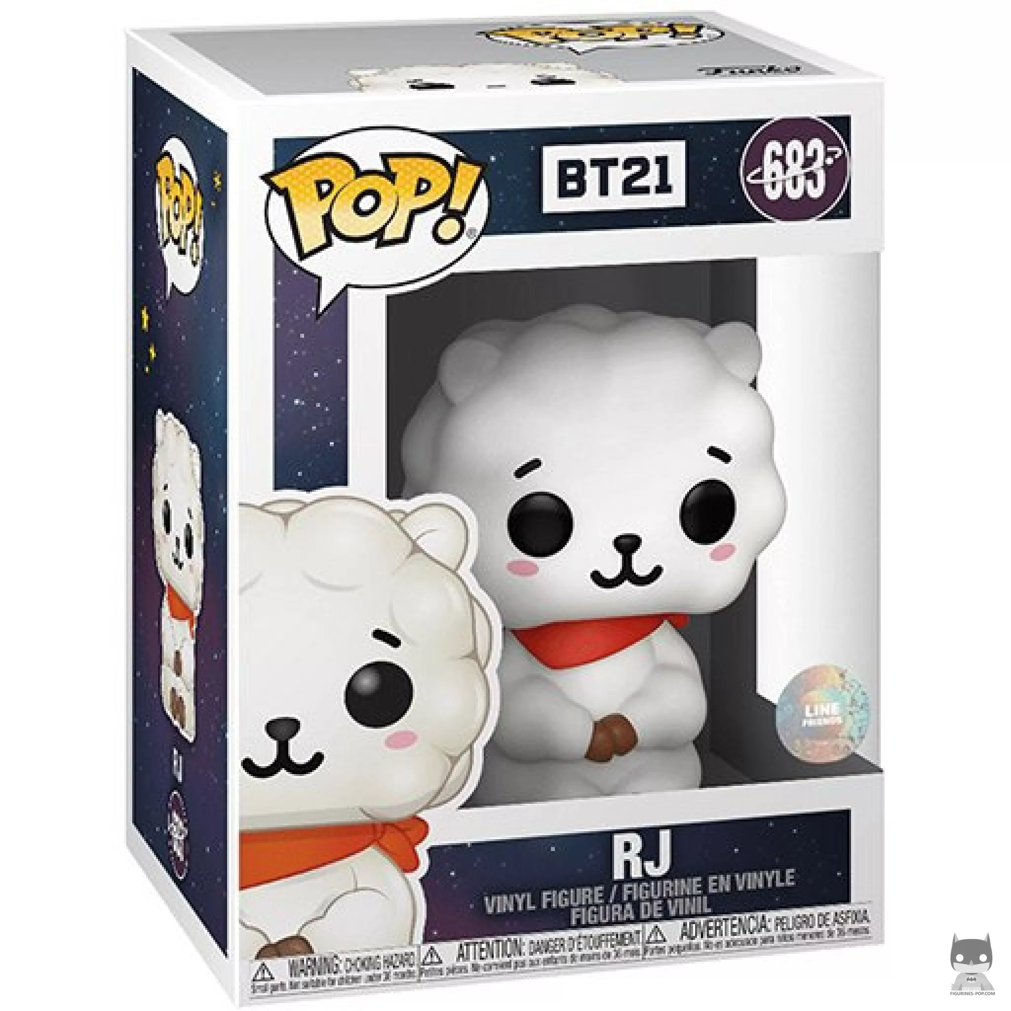 Figura Funko Pop! RJ en su caja
