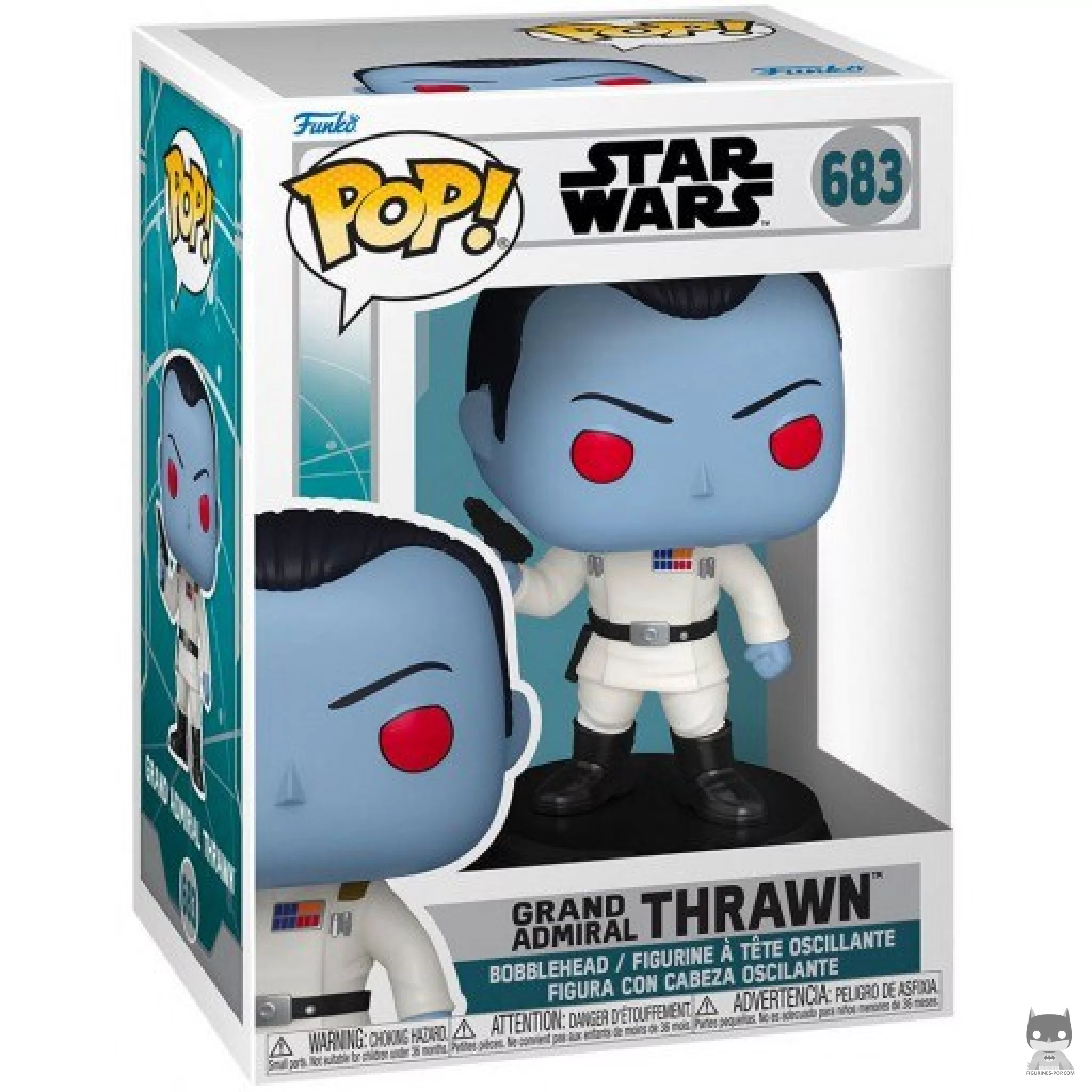 Figura Funko Pop! Gran Almirante Thrawn en su caja